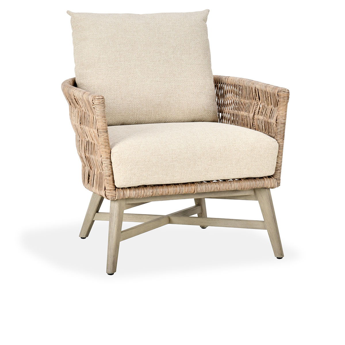 Collins - Outdoor Accent Chair - Natural/Sand