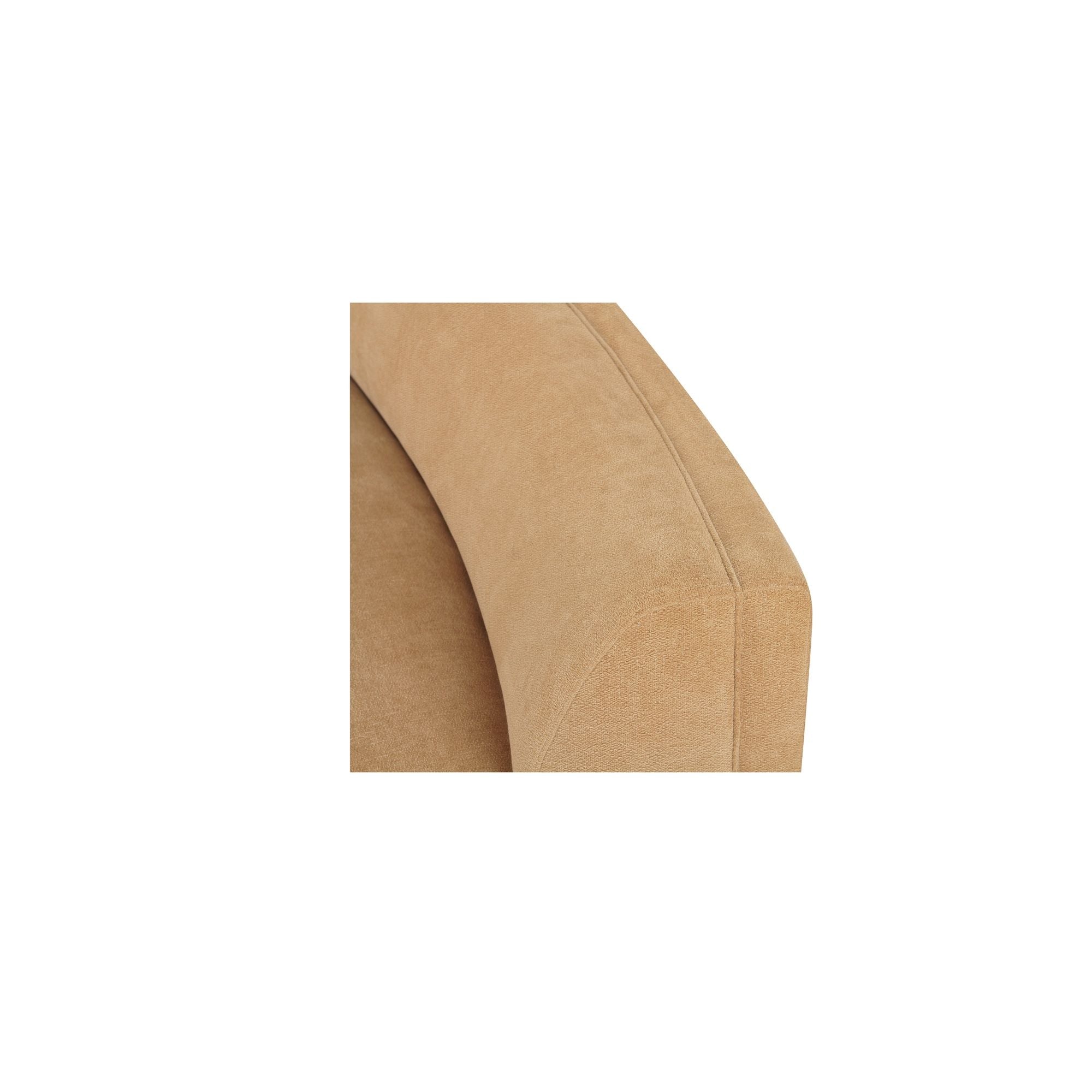 Naomi - 2 Piece Wave Modular Sectional - Golden Yellow