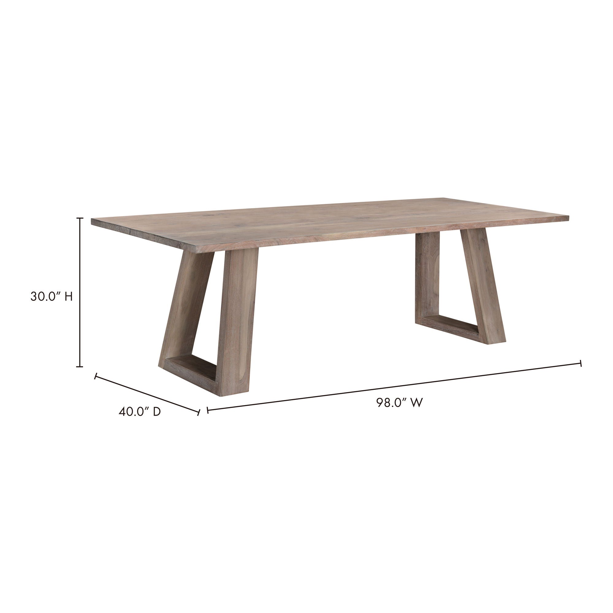 Tanya - Dining Table - White Wash