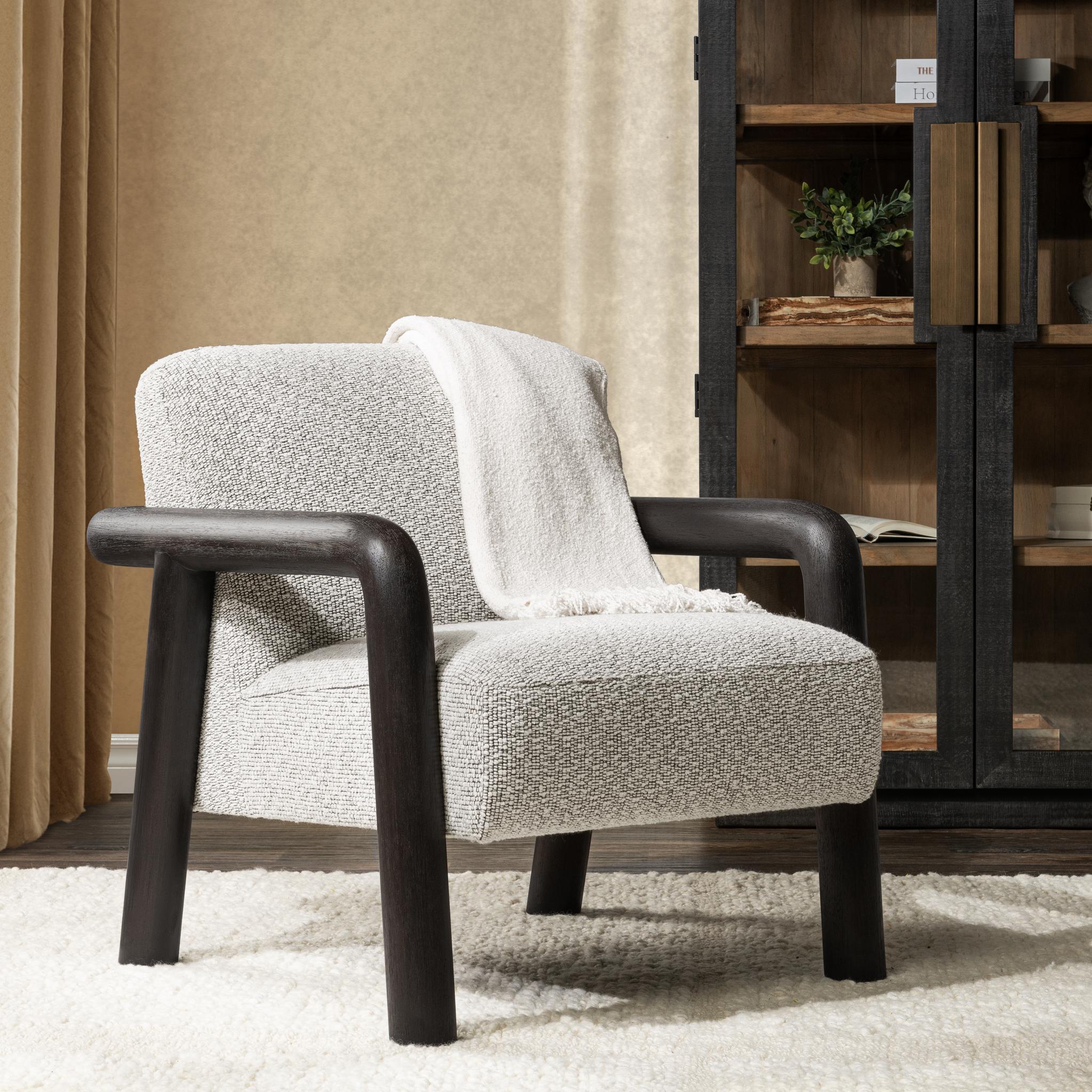 Reyna - Upholstered Accent Chair - Gray