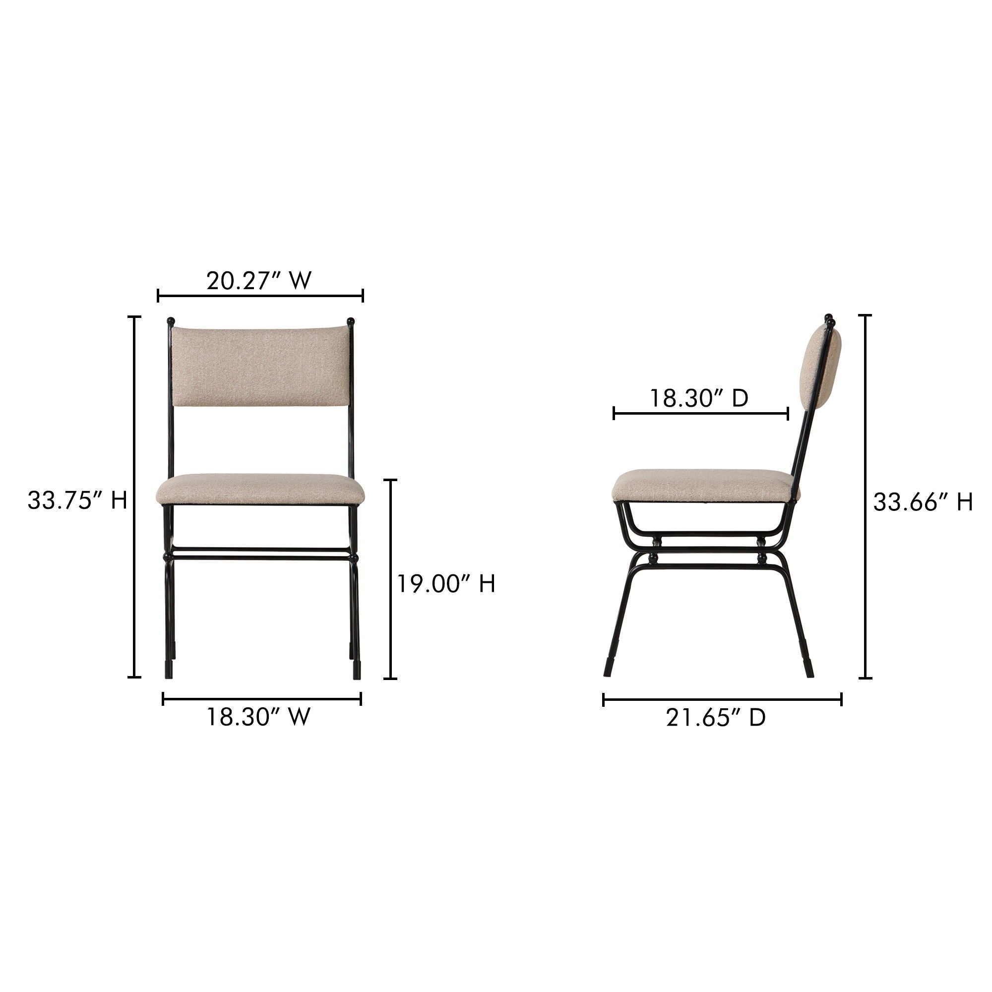 Posta - Dining Chair - Beige