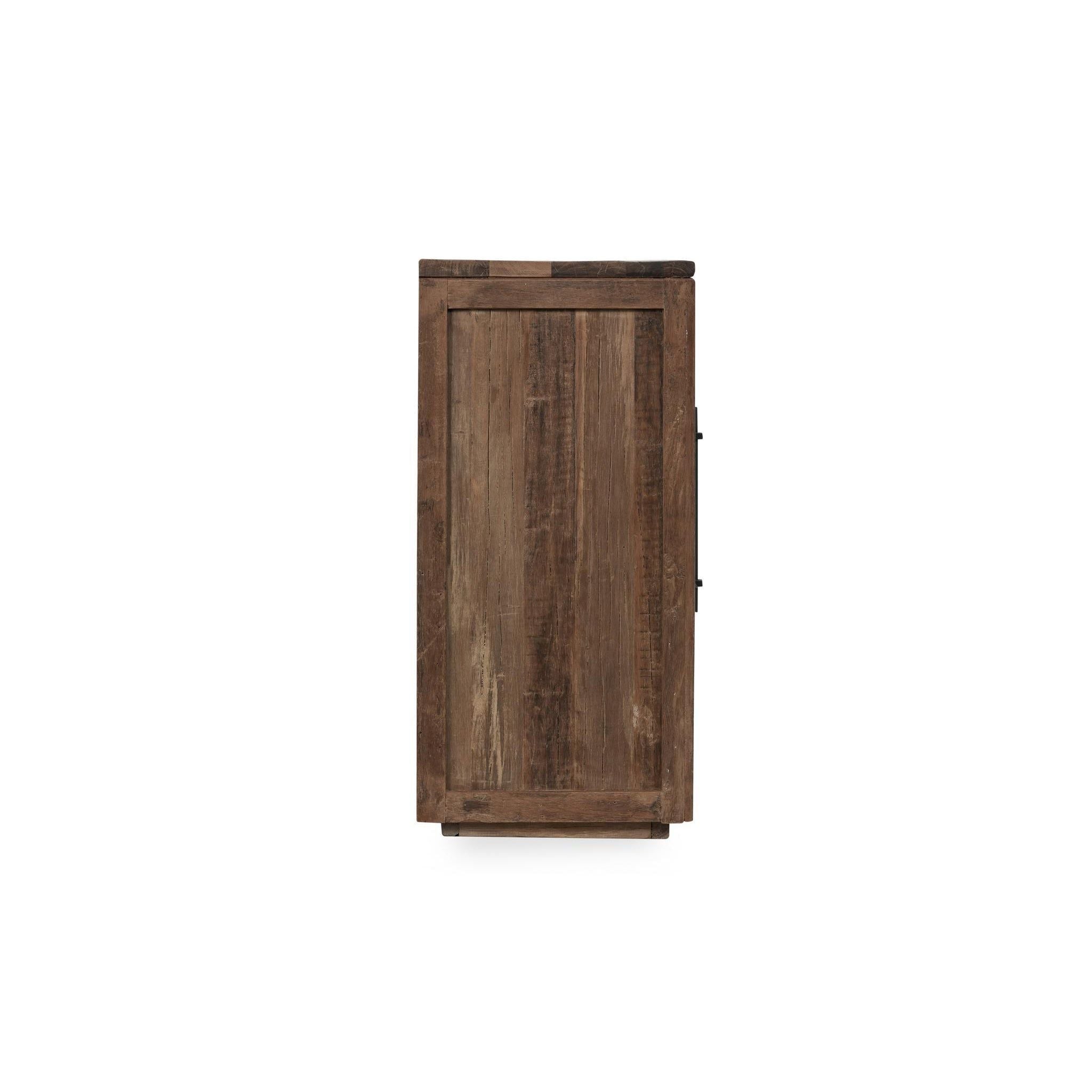 Jett - Reclaimed Wood 4 Door Cabinet - Natural