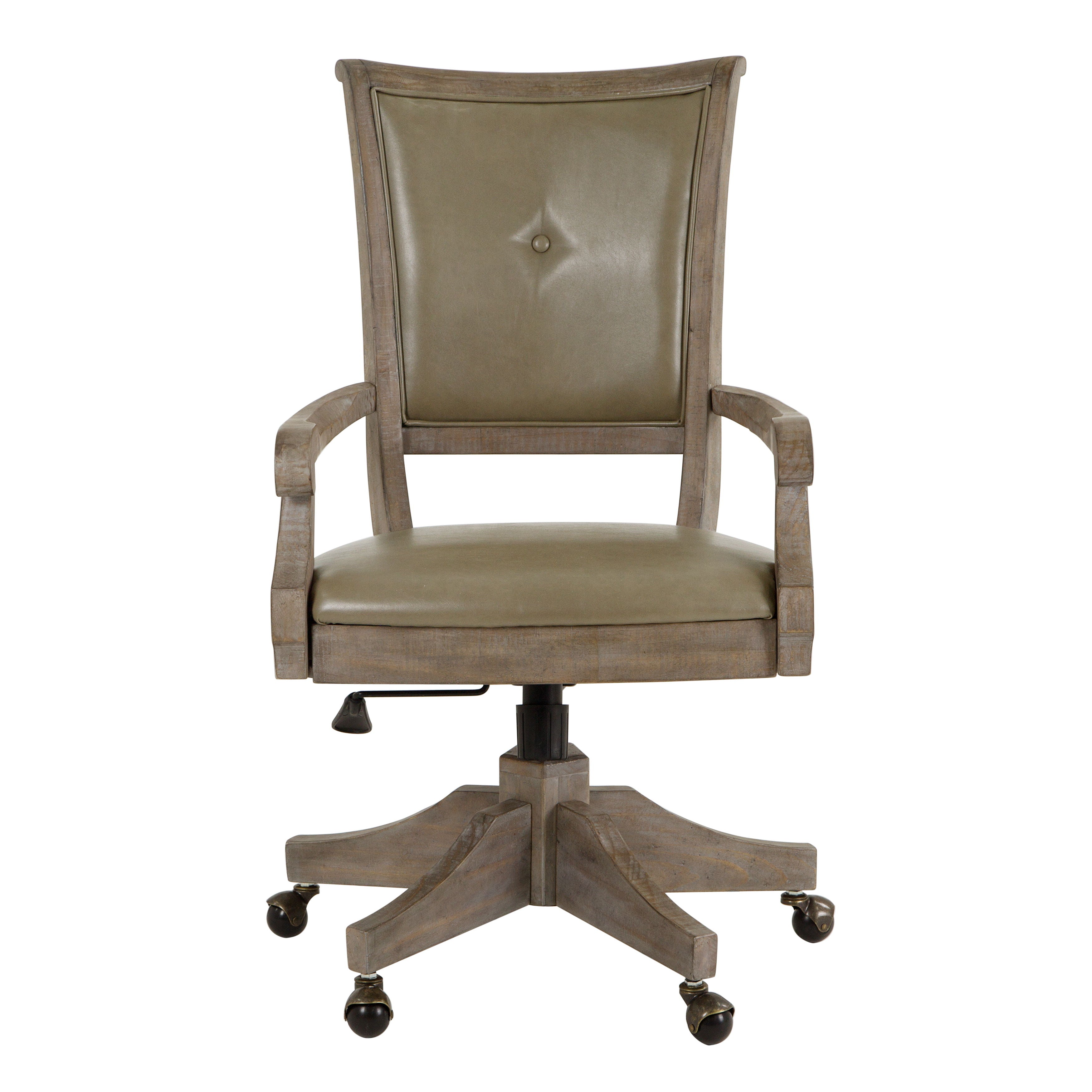 Lancaster - Fully Upholstered Swivel Chair - Dove Tail Grey