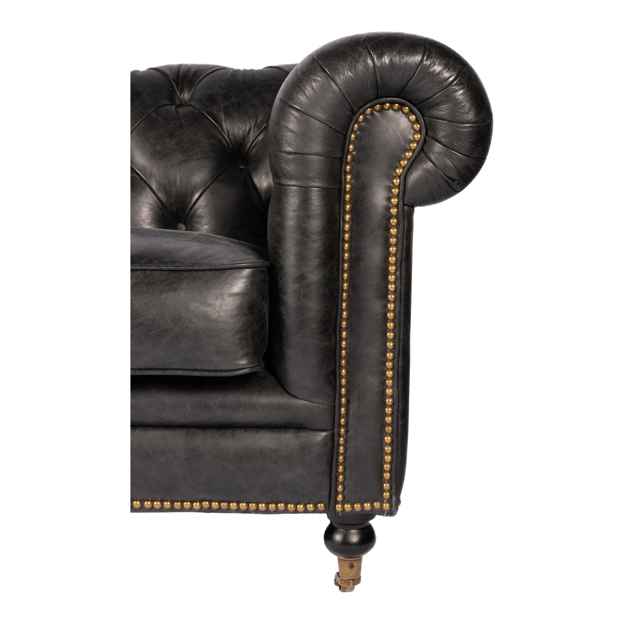 Birmingham - Sofa - Black Leather