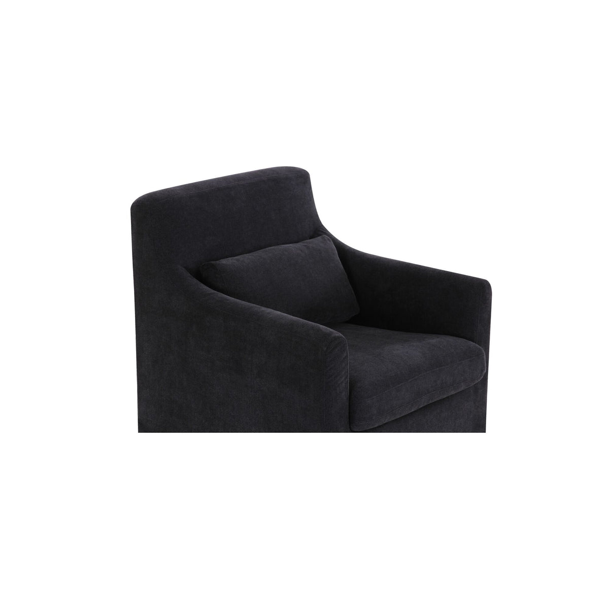 Lydia - Slipcover Dining Chair - Black