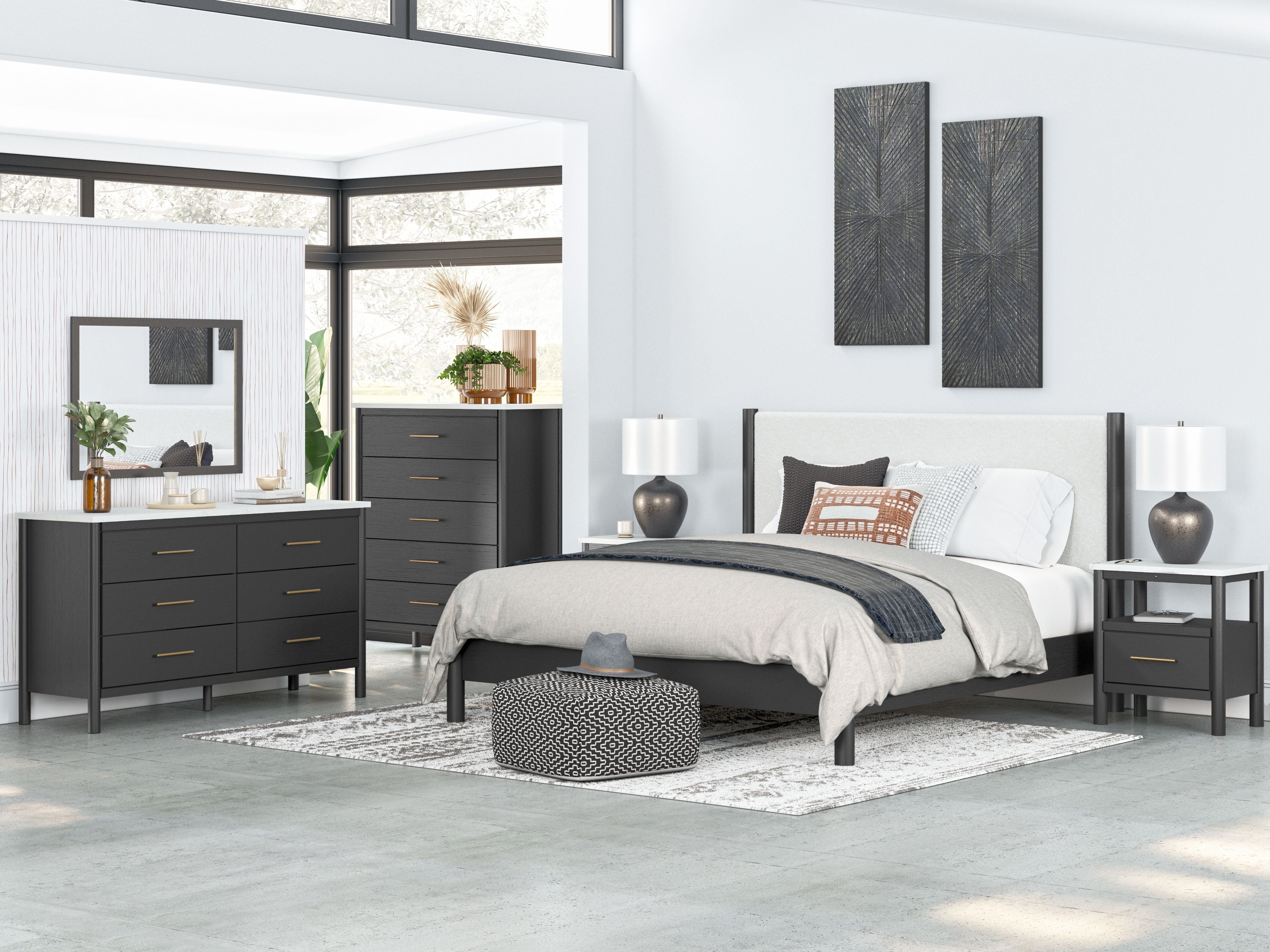 Cadmori - Panel Bedroom Set