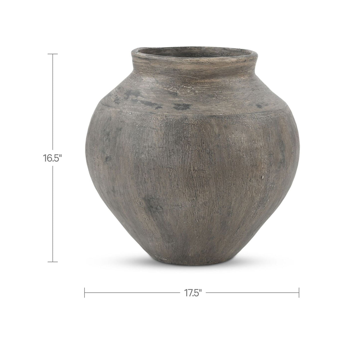 Mika - Clay Pot - Brown