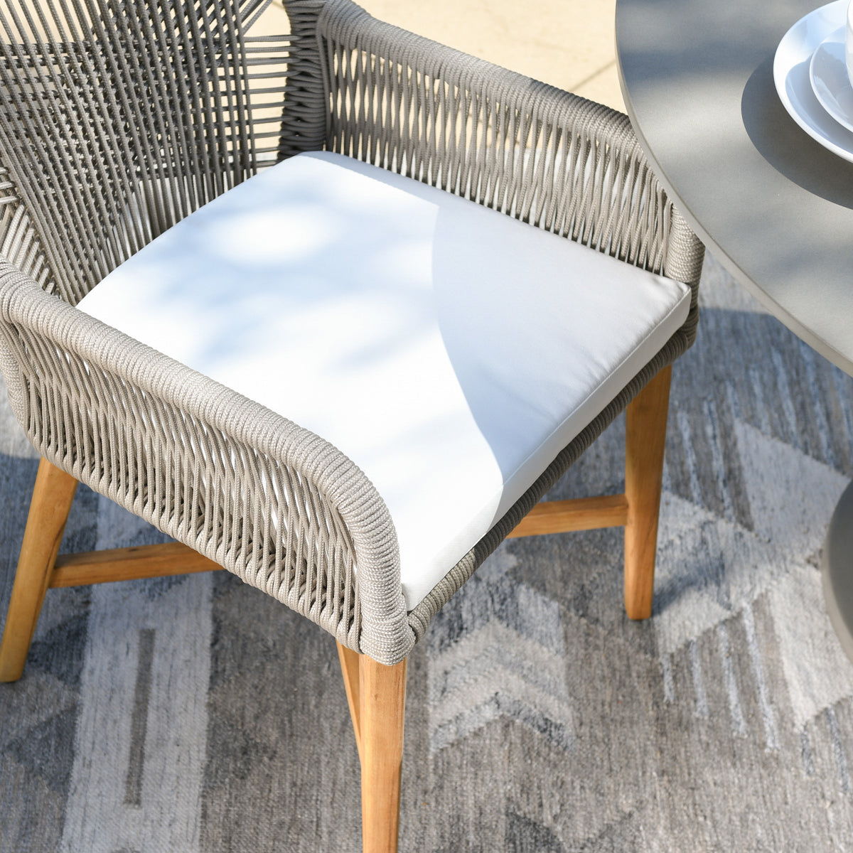 Marley - Outdoor Dining Chair - Gray
