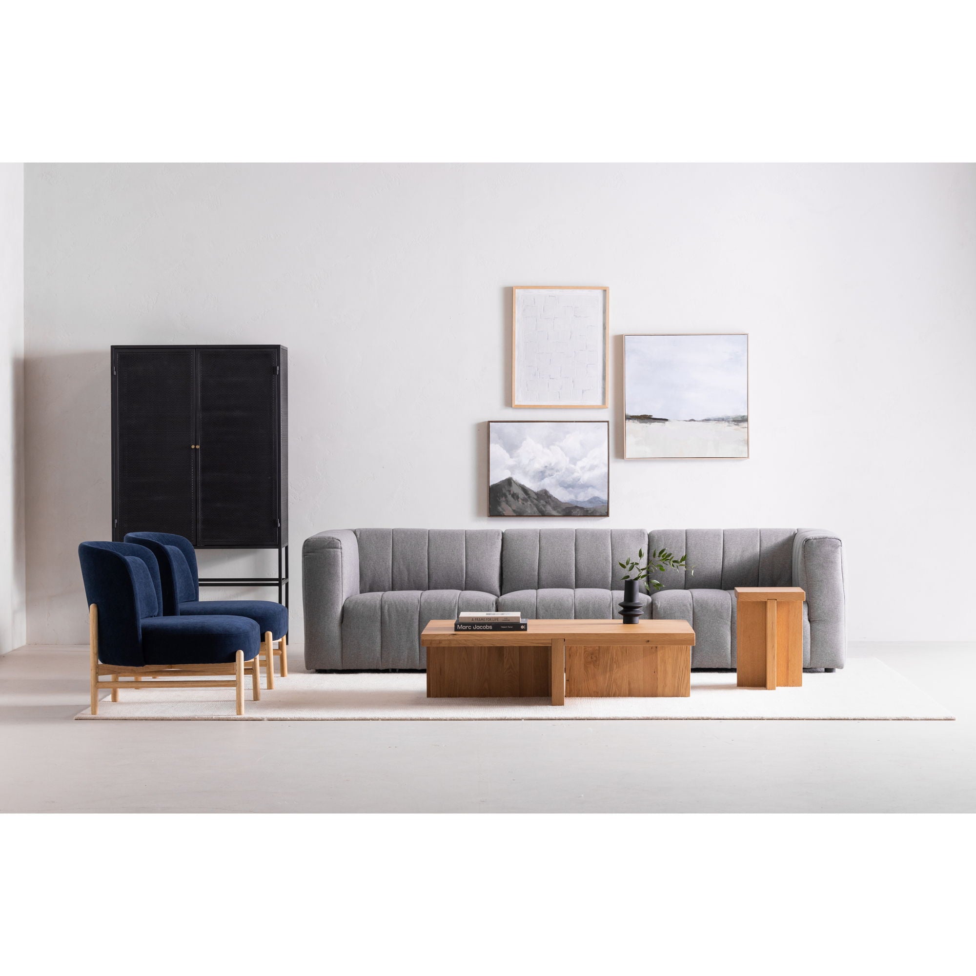 Lyric - Slipper Chair - Dark Gray