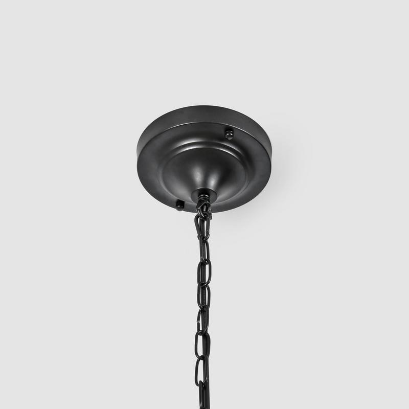 Camille - Glass Pendant - Black