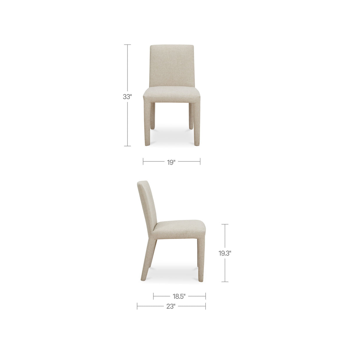 Monte - Dining Chair (Set of 2) - Beige