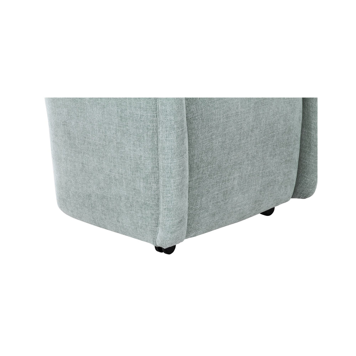 Drava - Rolling Dining Chair - Light Blue