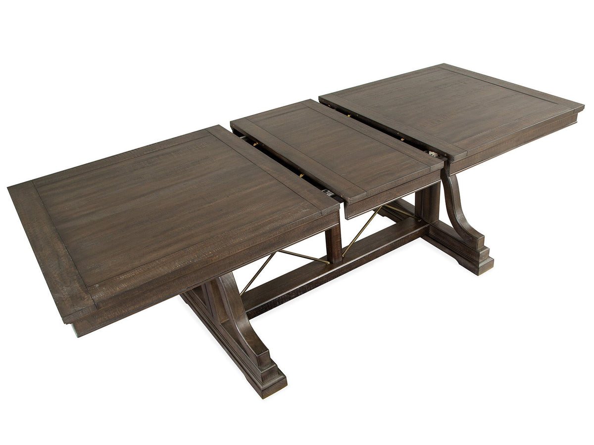 Westley Falls - Trestle Dining Table - Graphite
