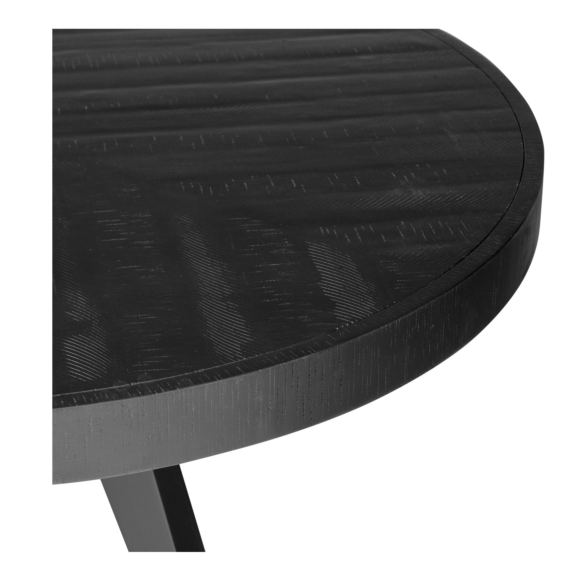 Parq - Round Dining Table - Black