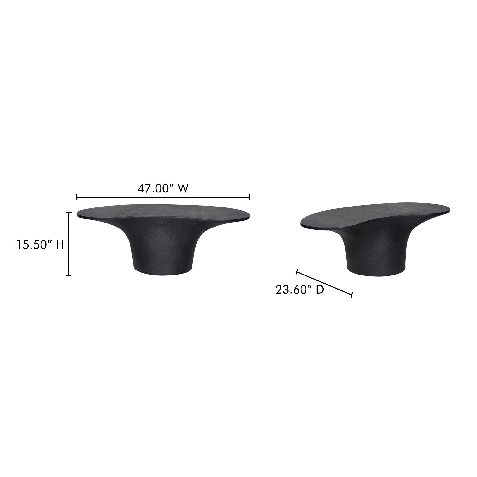 Yumi - Outdoor Coffee Table - Black