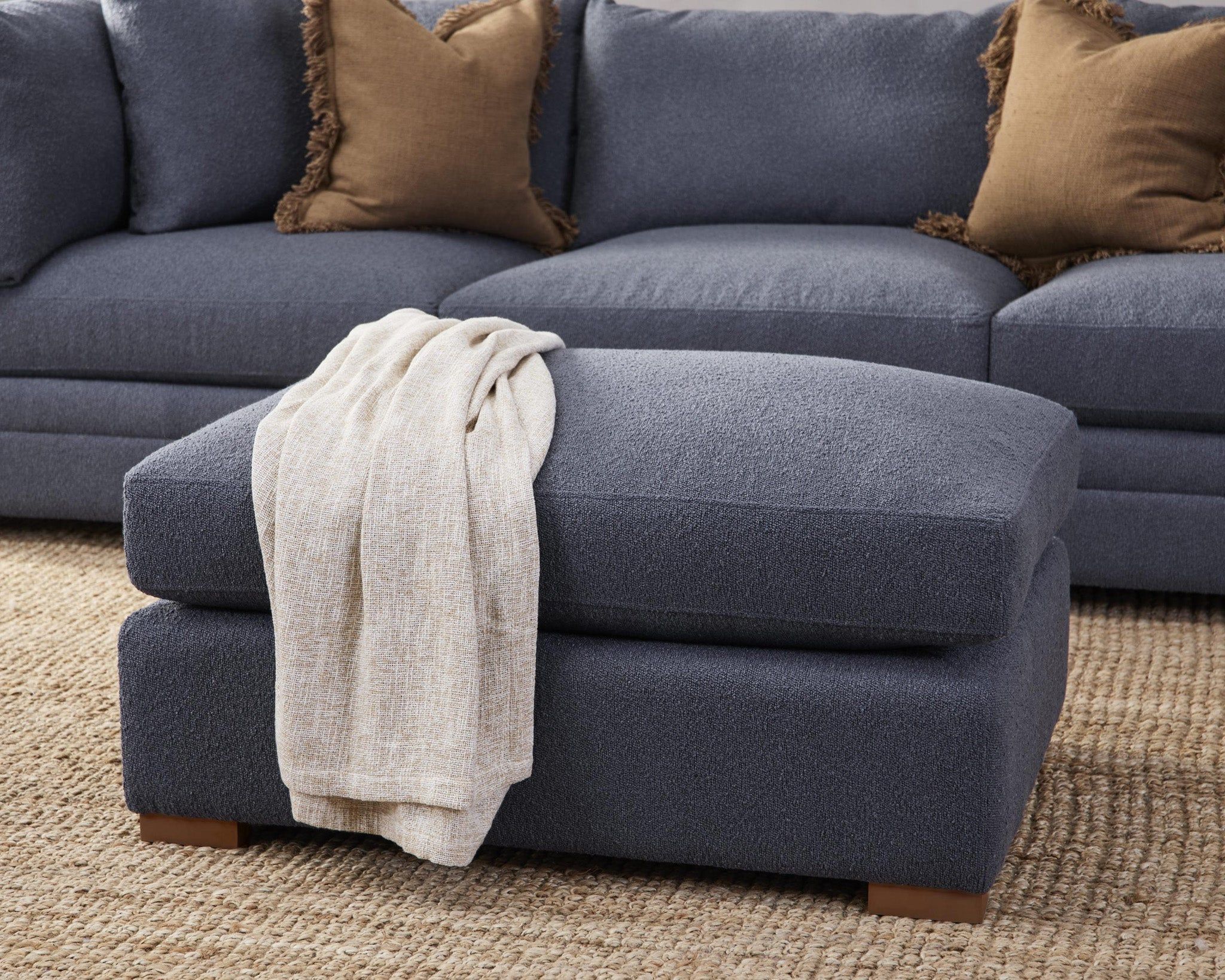 Audrey - Upholstered Rectangle Ottoman