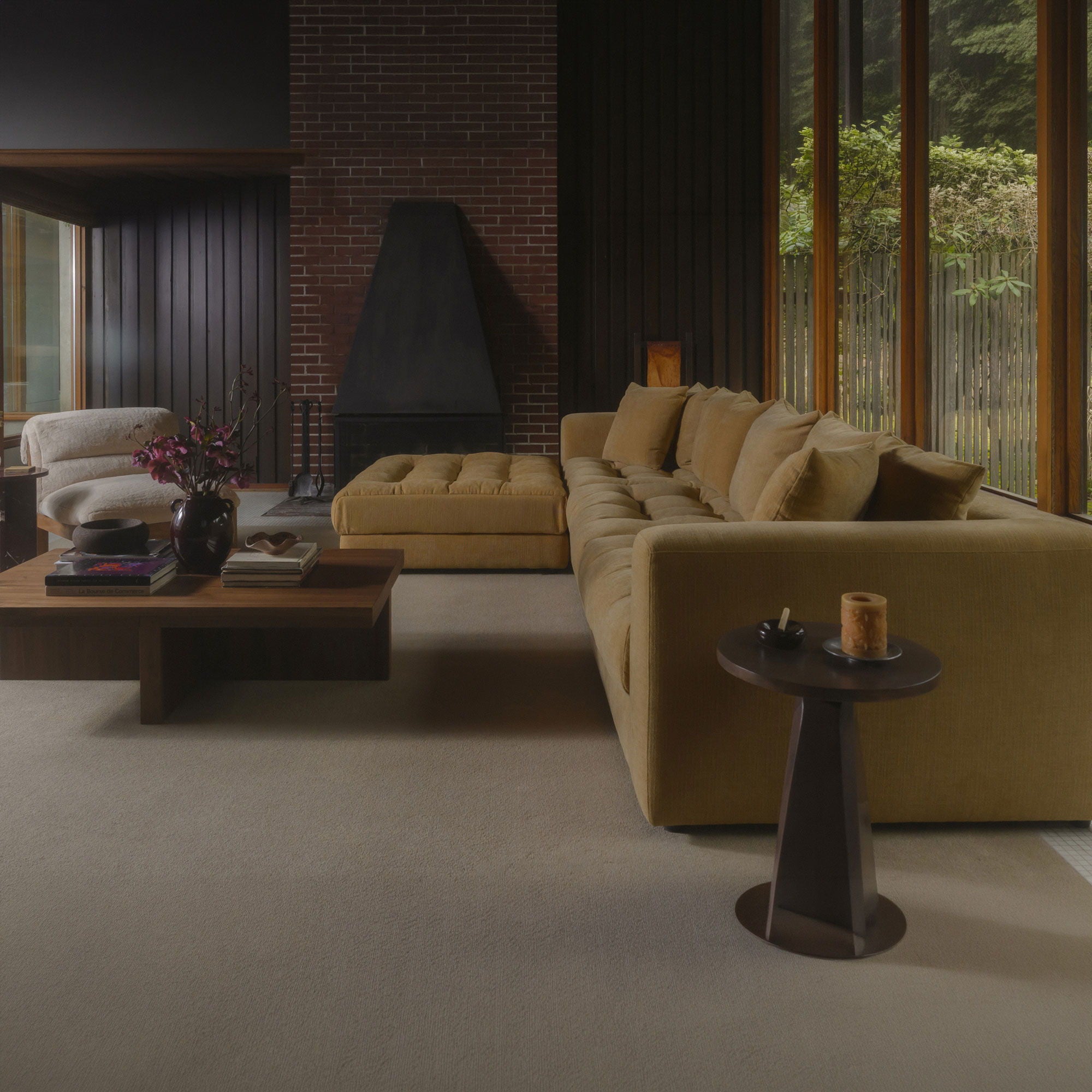Davie - Lounge Modular Sectional - Golden Yellow