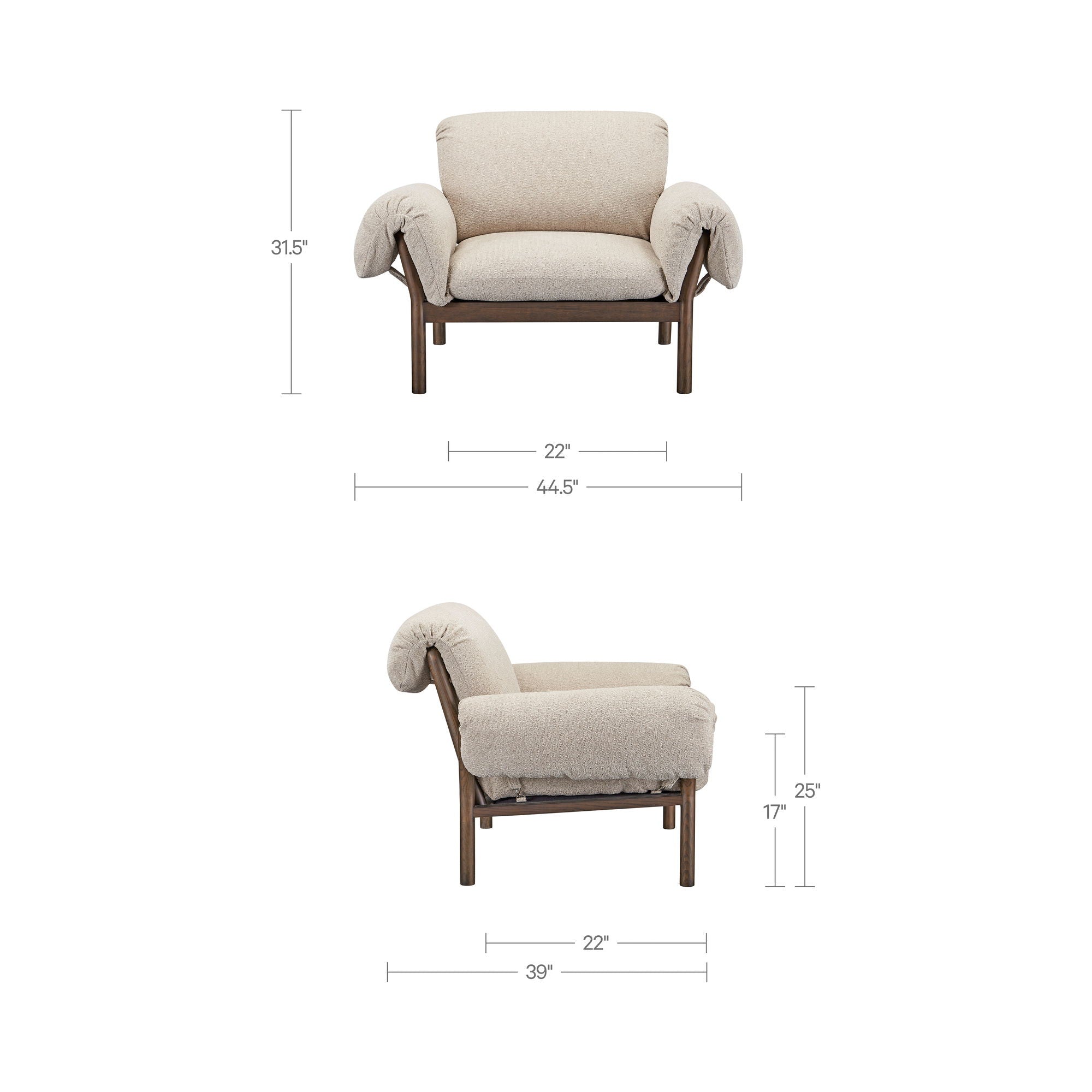 Cardero - Lounge Chair - Beige