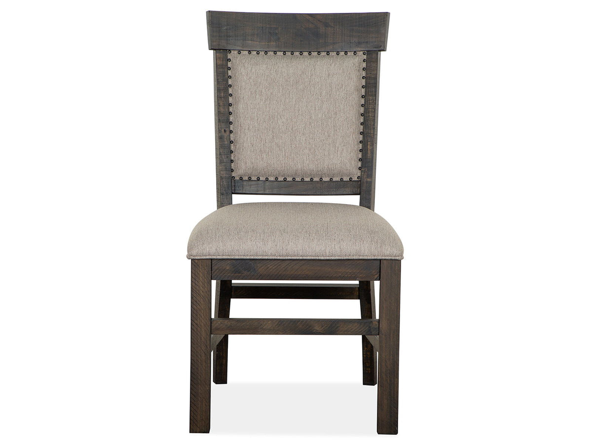 Bellamy - Dining Side Chair With Upholstered Seat & Back (Set of 2) - Peppercorn