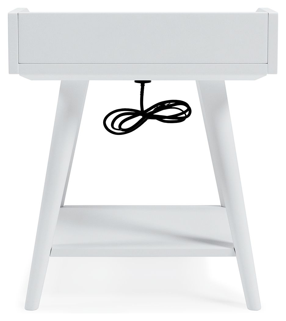 Blariden - White - Accent Table