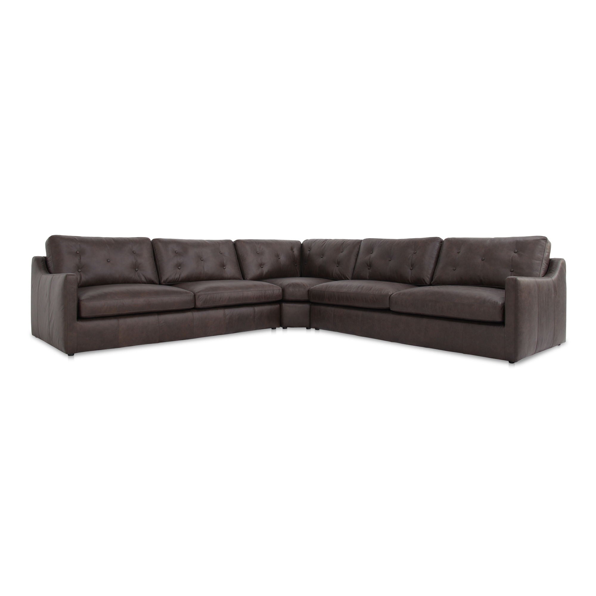 Thurlow - Corner Modular Sectional - Espresso Brown