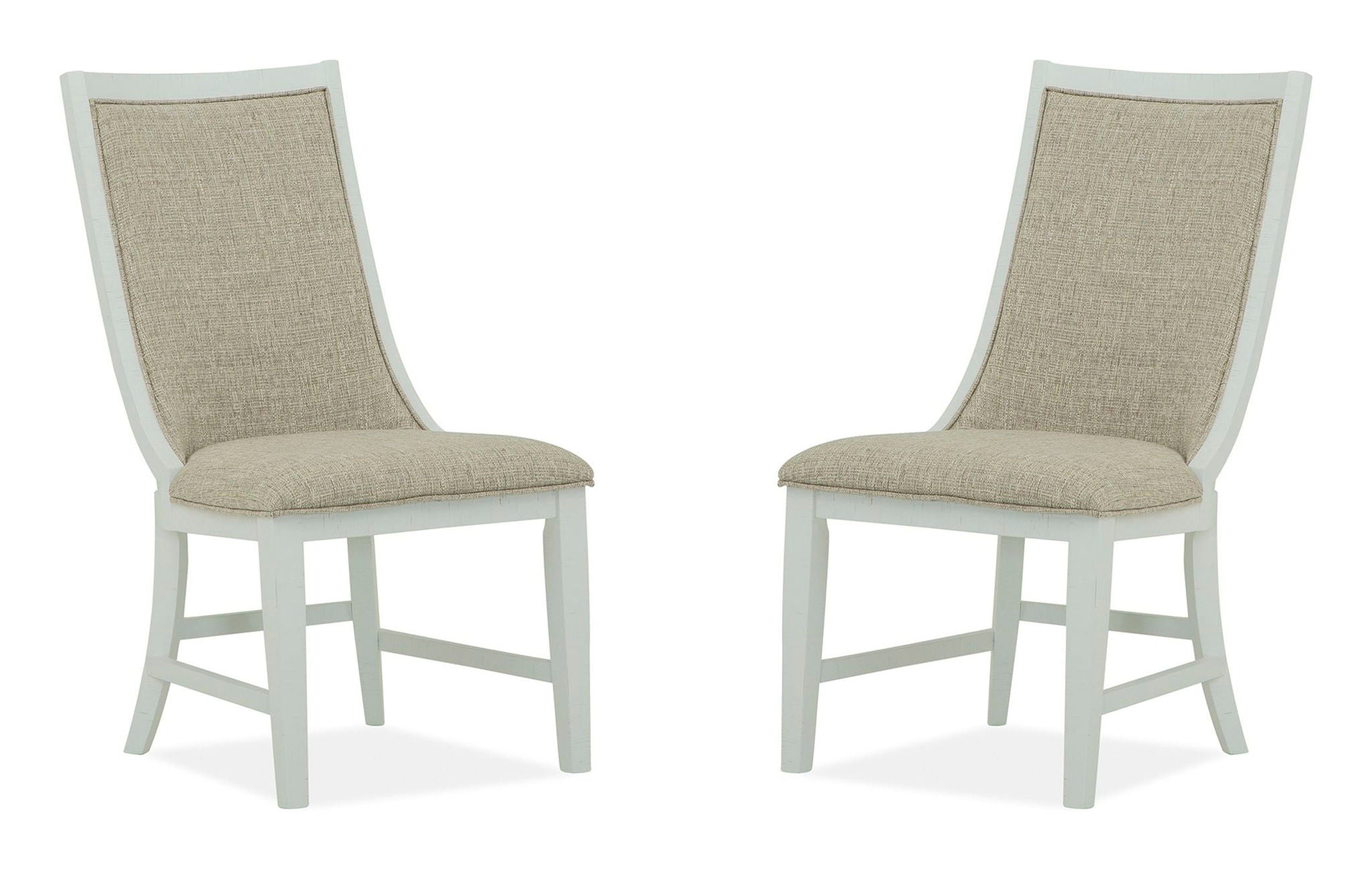 Heron Cove - Upholstered Host Side Chair (Set of 2) - Dark Brown