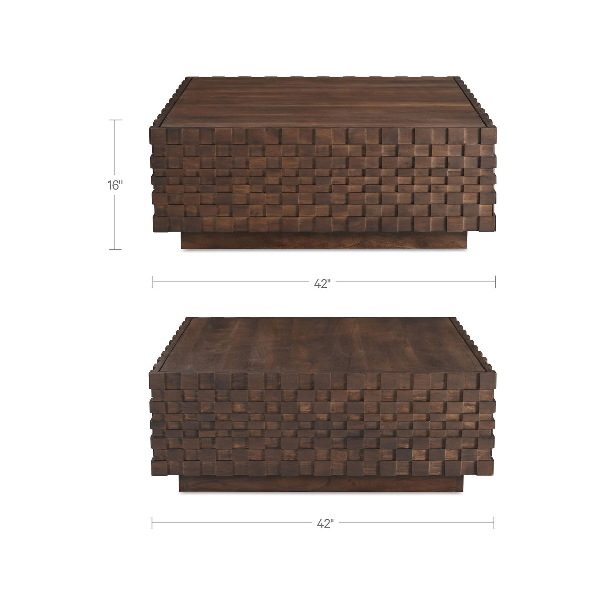 Easton - Storage Coffee Table - Brown