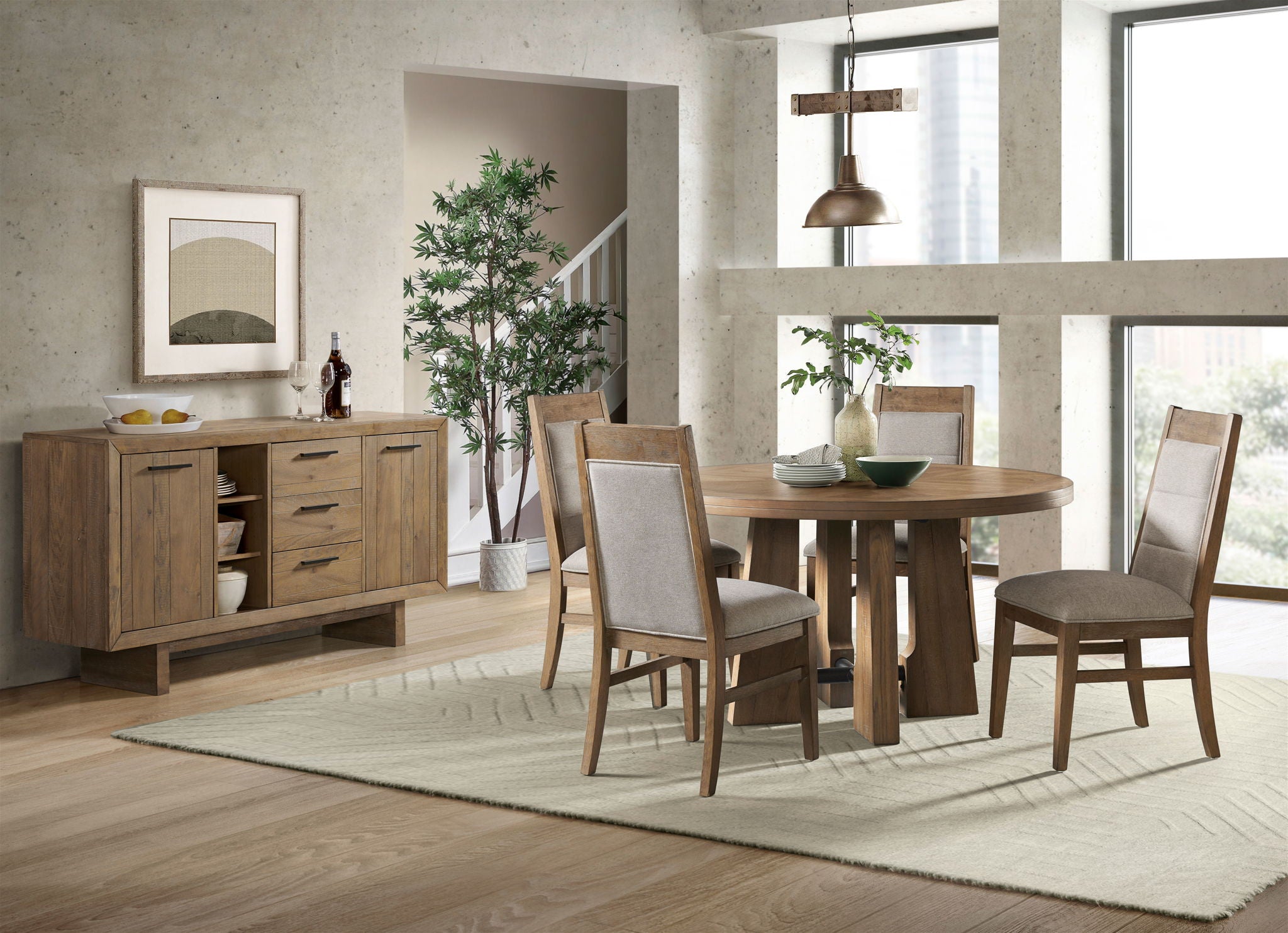 Landmark - Sideboard - Weathered Oak