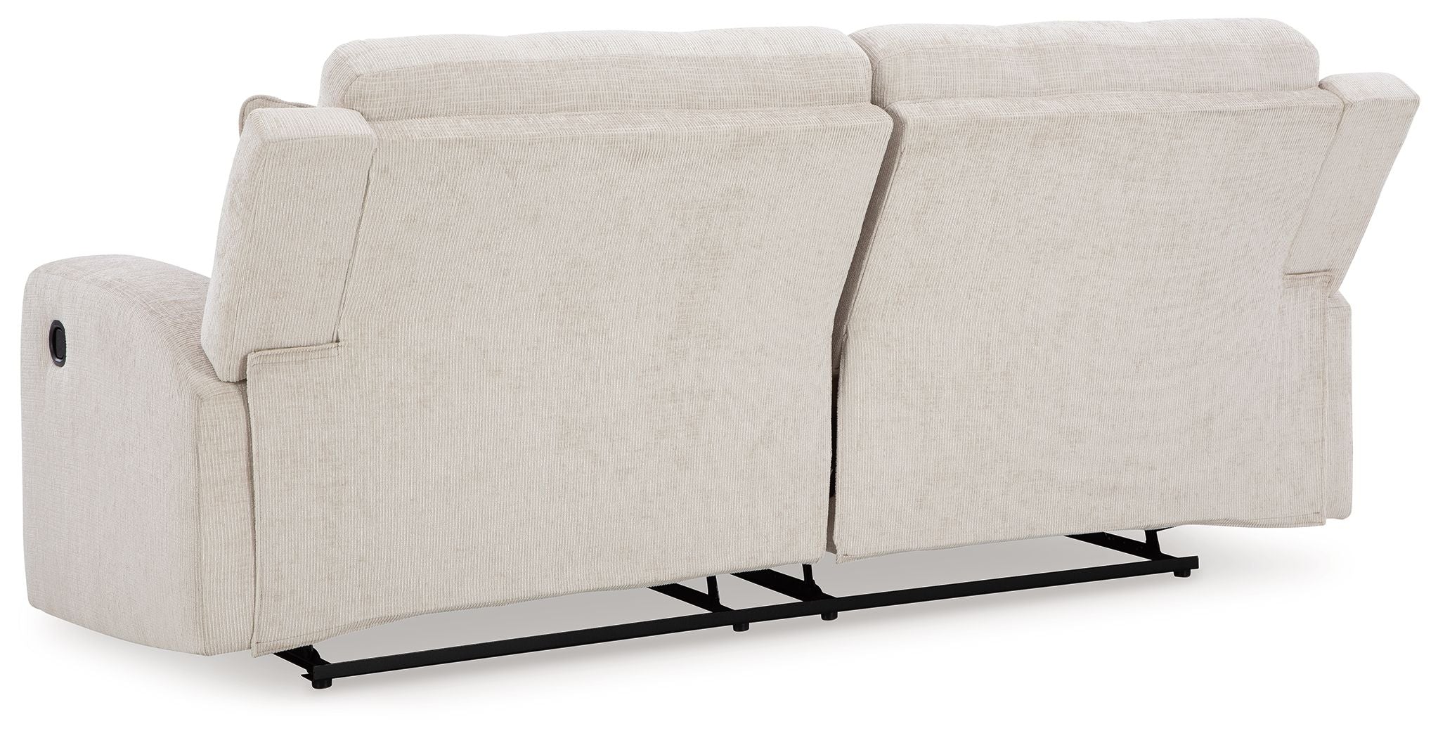 Danum - Stone - 2 Seat Reclining Sofa - Fabric