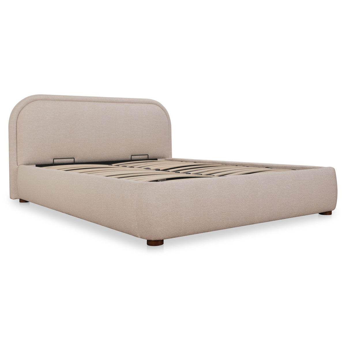 Colin - King Storage Bed - Light Brown