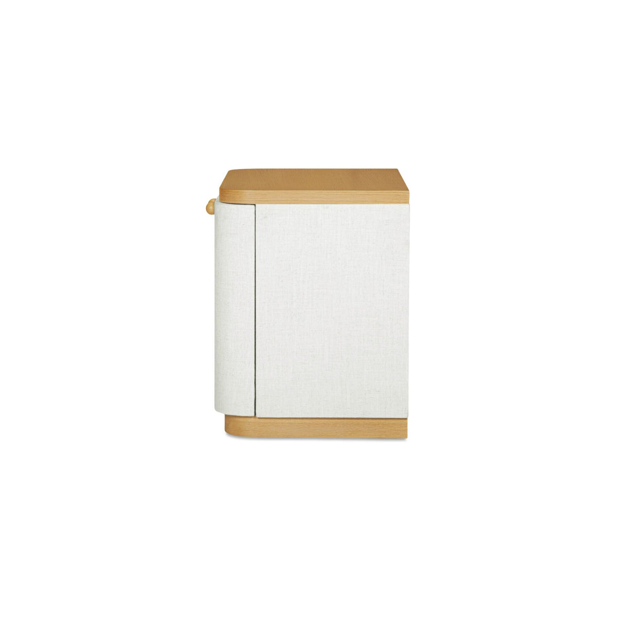 Simone - Nightstand - Cream / White / Light Brown
