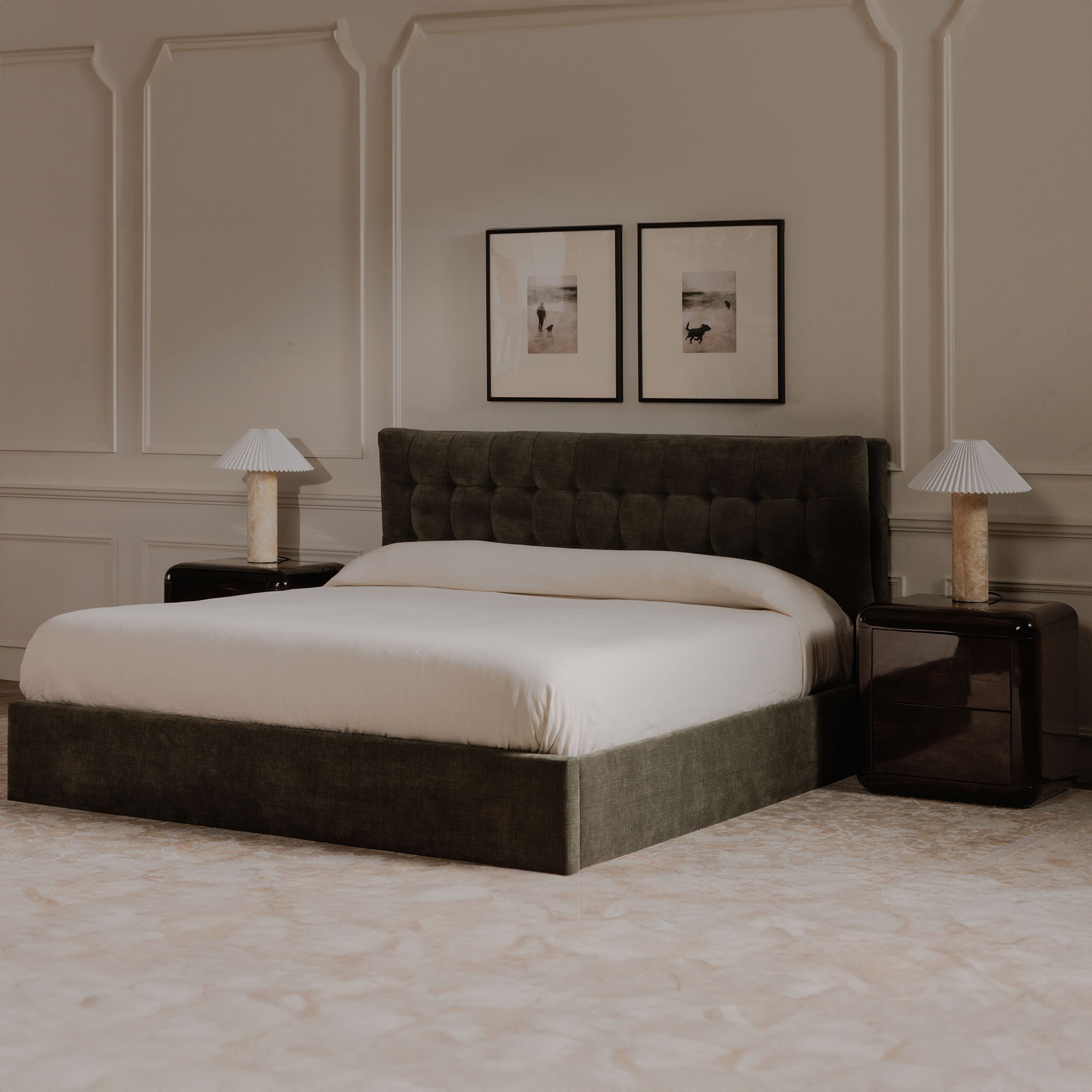 Sebastion - King Storage Bed - Green