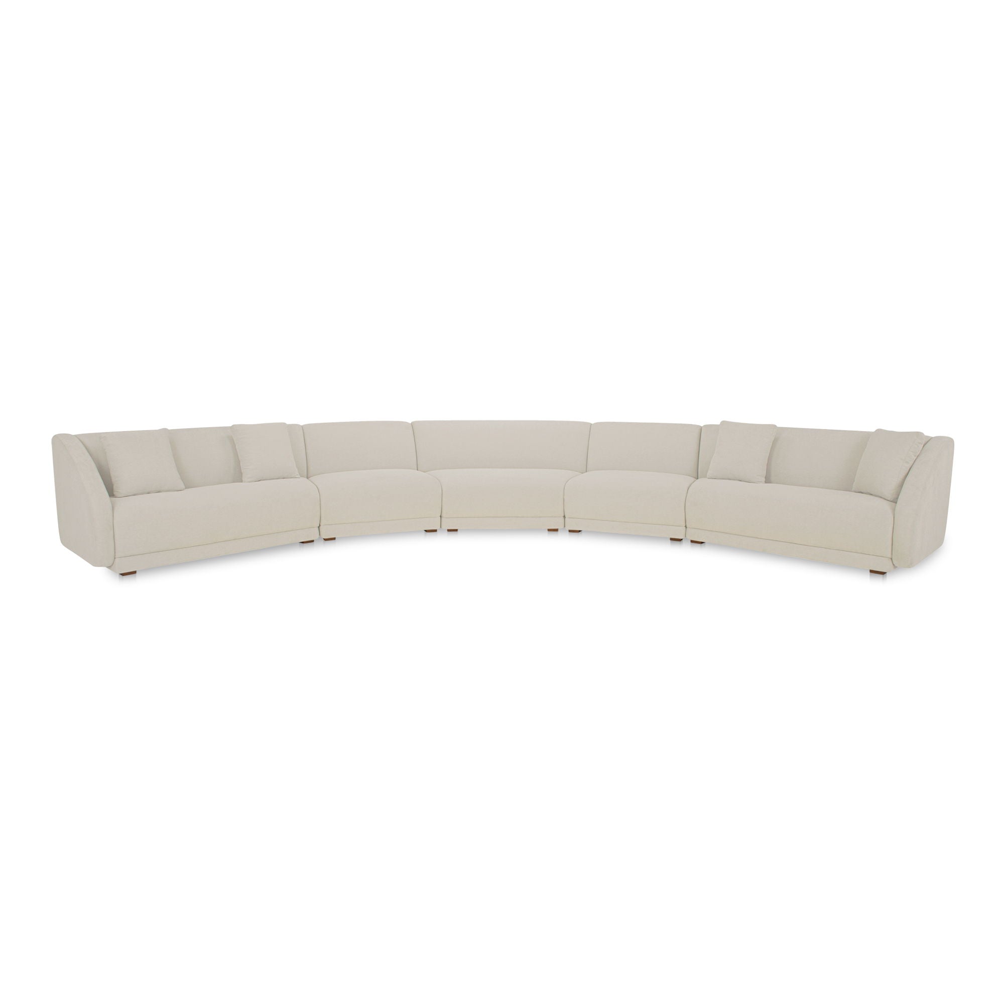 Fraser - 5 Piece Modular Sectional - White