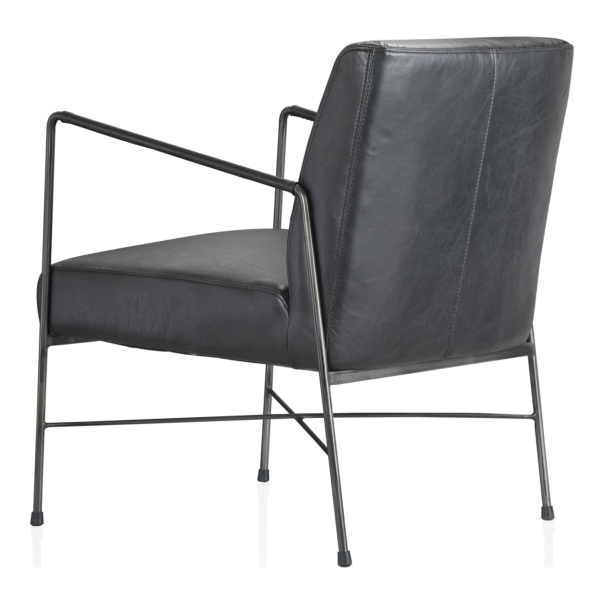 Dagwood - Leather Armchair - Black