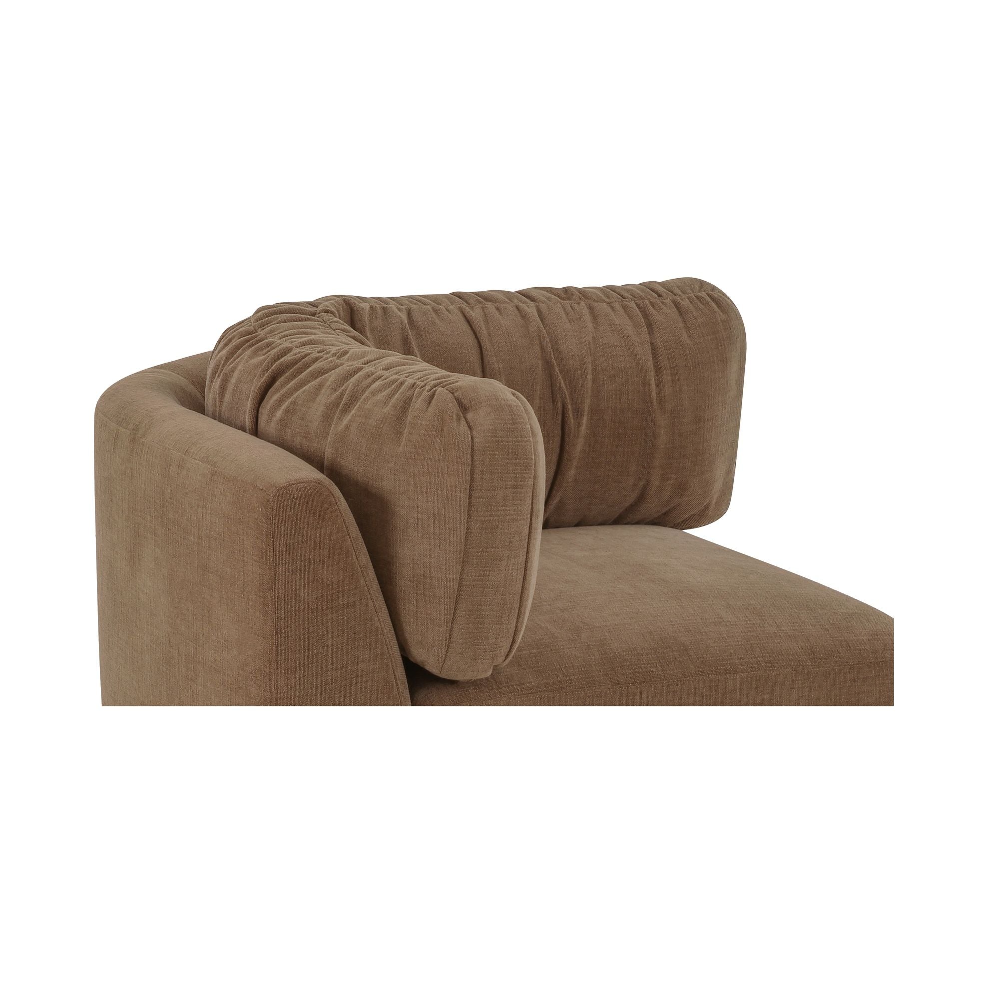 Matina - Corner Chair - Taupe