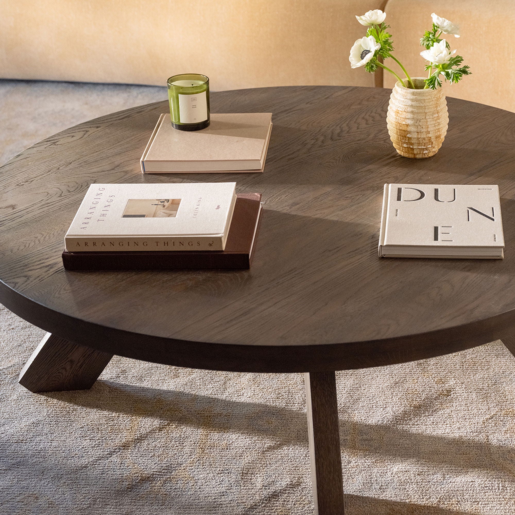 Alden - Coffee Table - Cool Brown