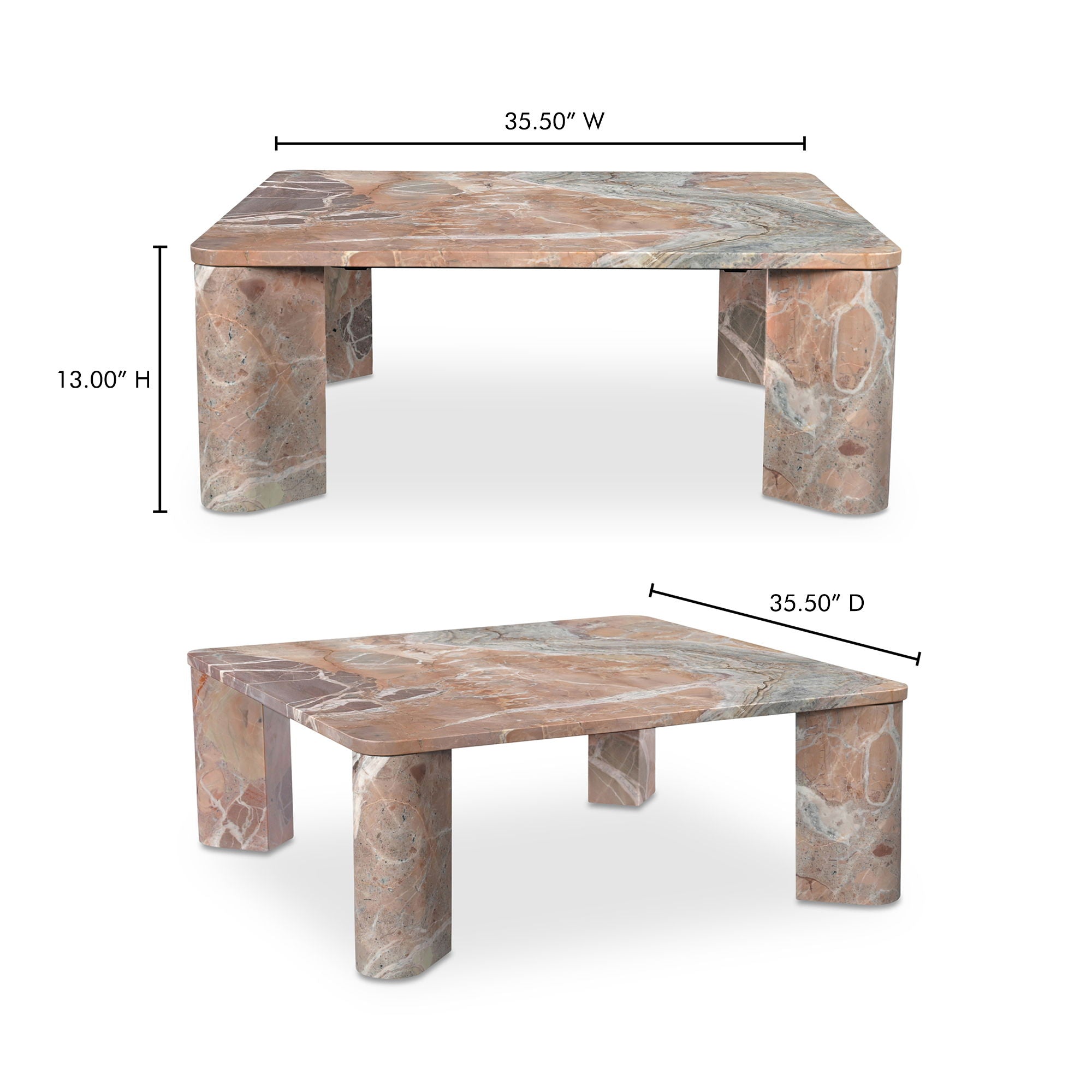 Segment - Coffee Table - Light Brown