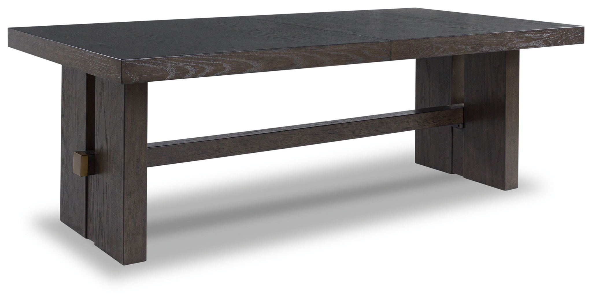 Burkhaus - Dark Brown - XL Rect Dining Room Ext Table