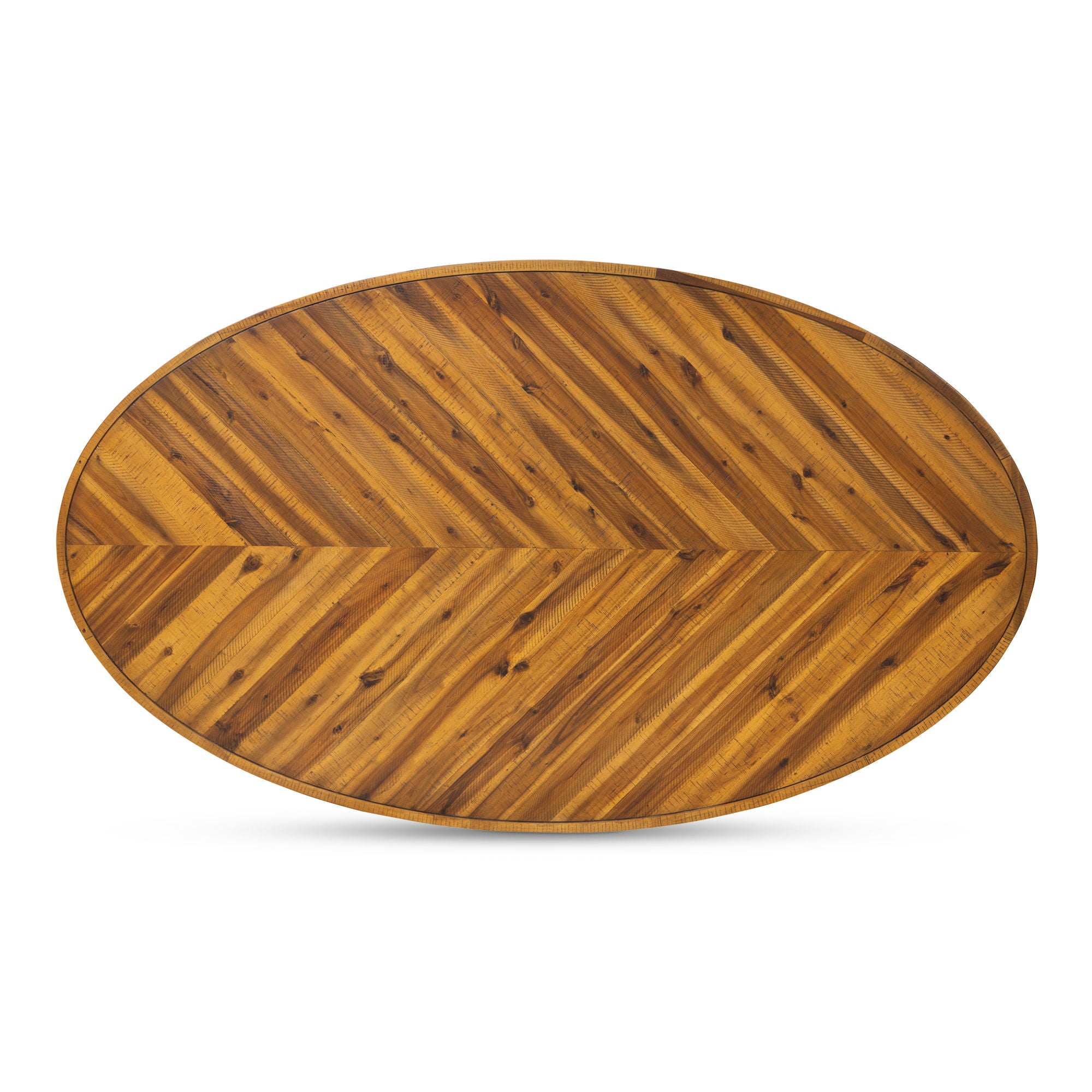 Parq - Oval Dining Table - Brown