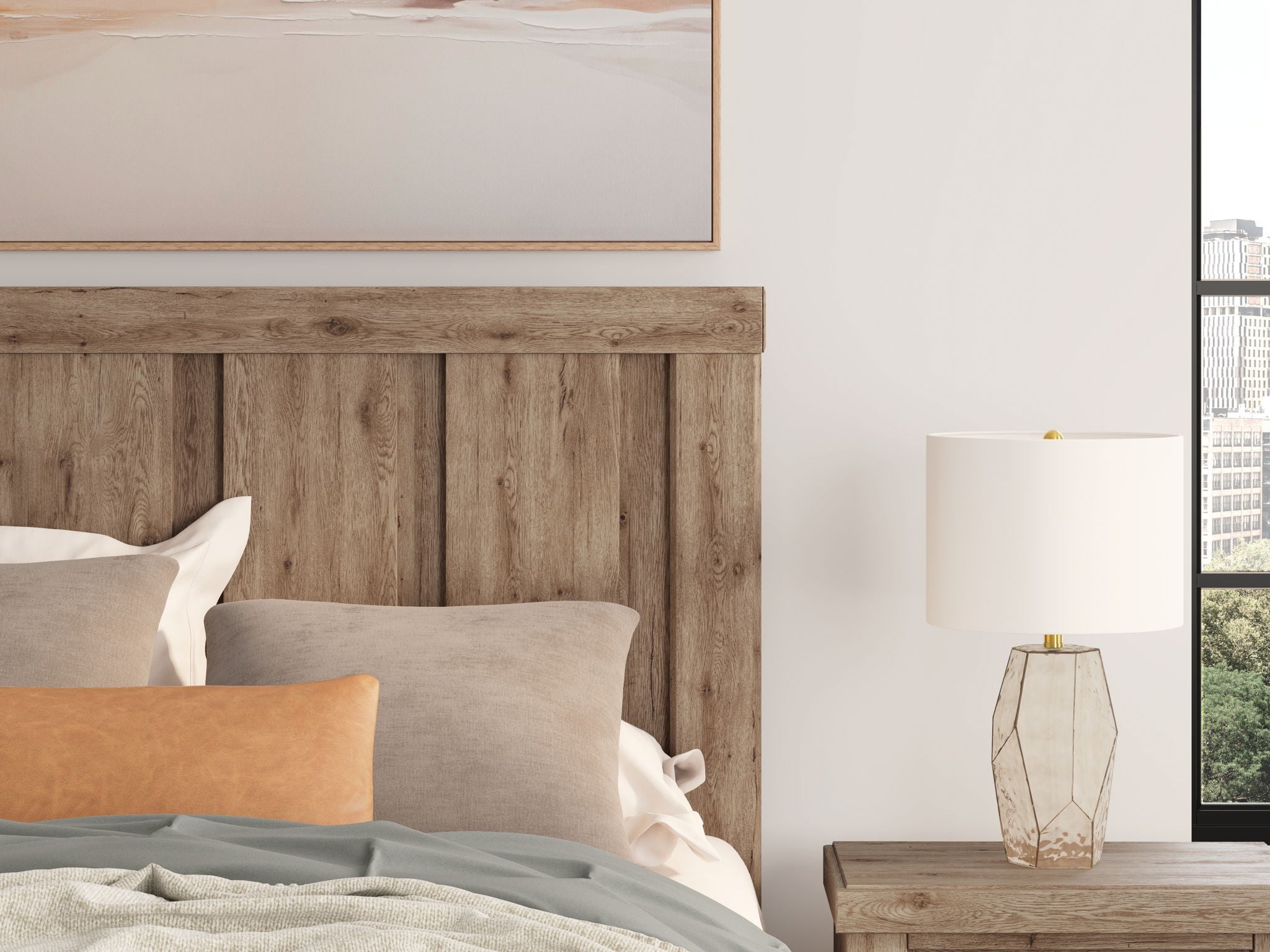 Oliandon - Panel Bed