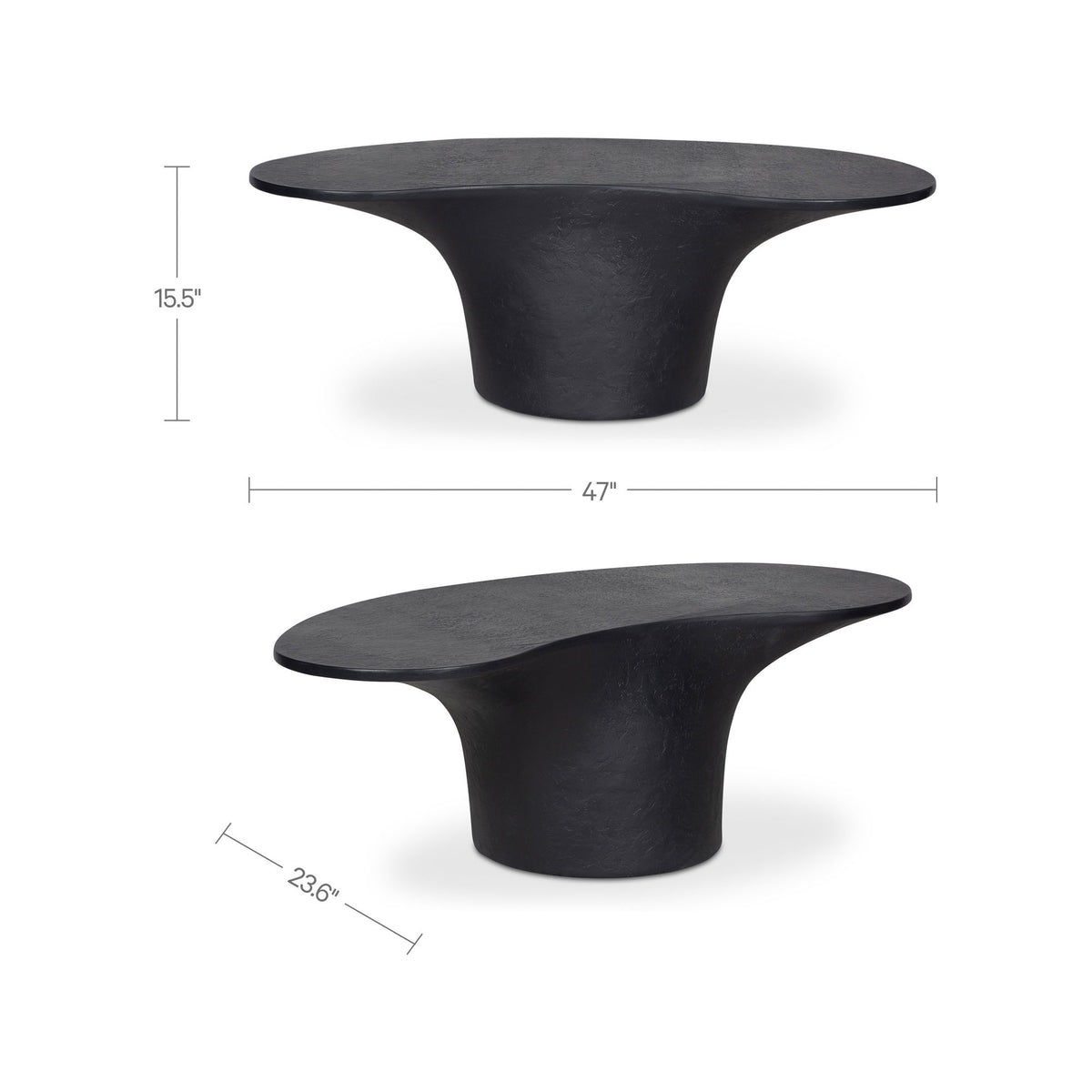 Yumi - Outdoor Coffee Table - Black