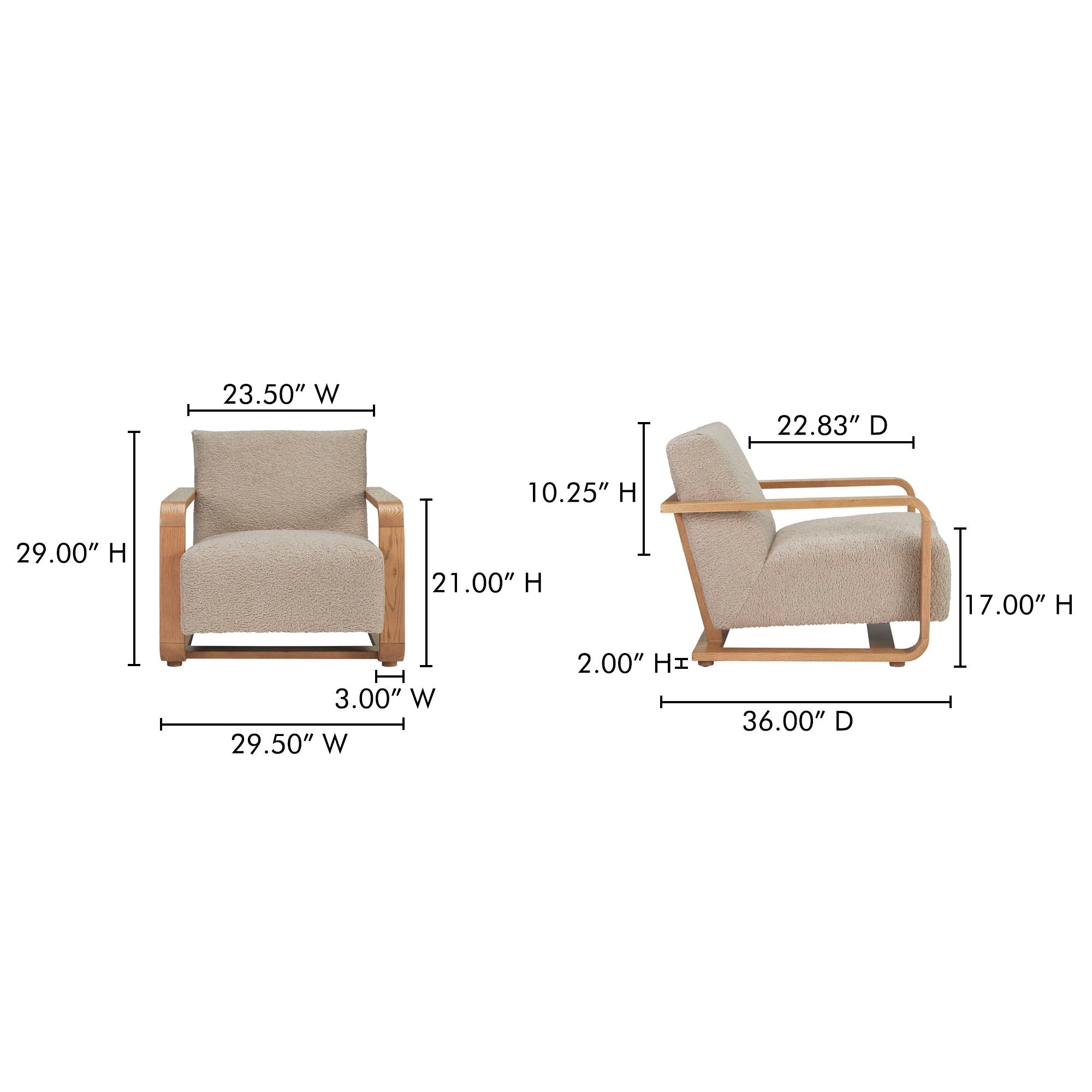 Eckersley - Lounge Chair - Beige