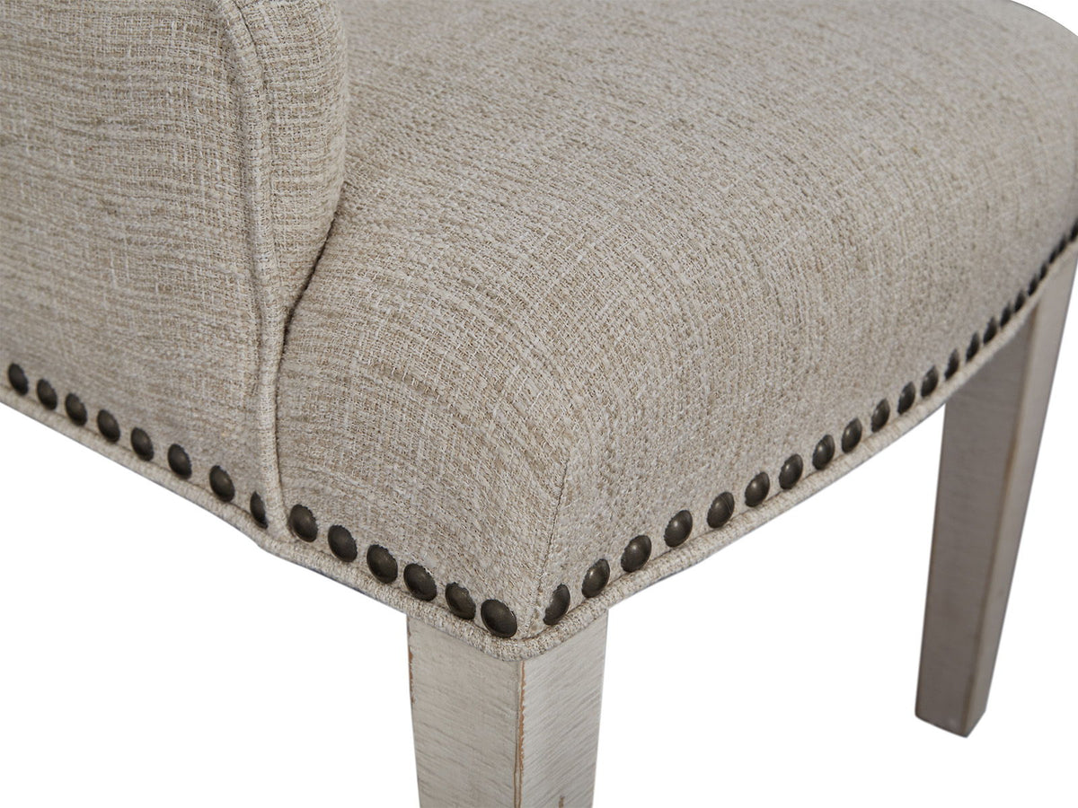 Bronwyn - Upholstered Host Side Chair (Set of 2) - Alabaster