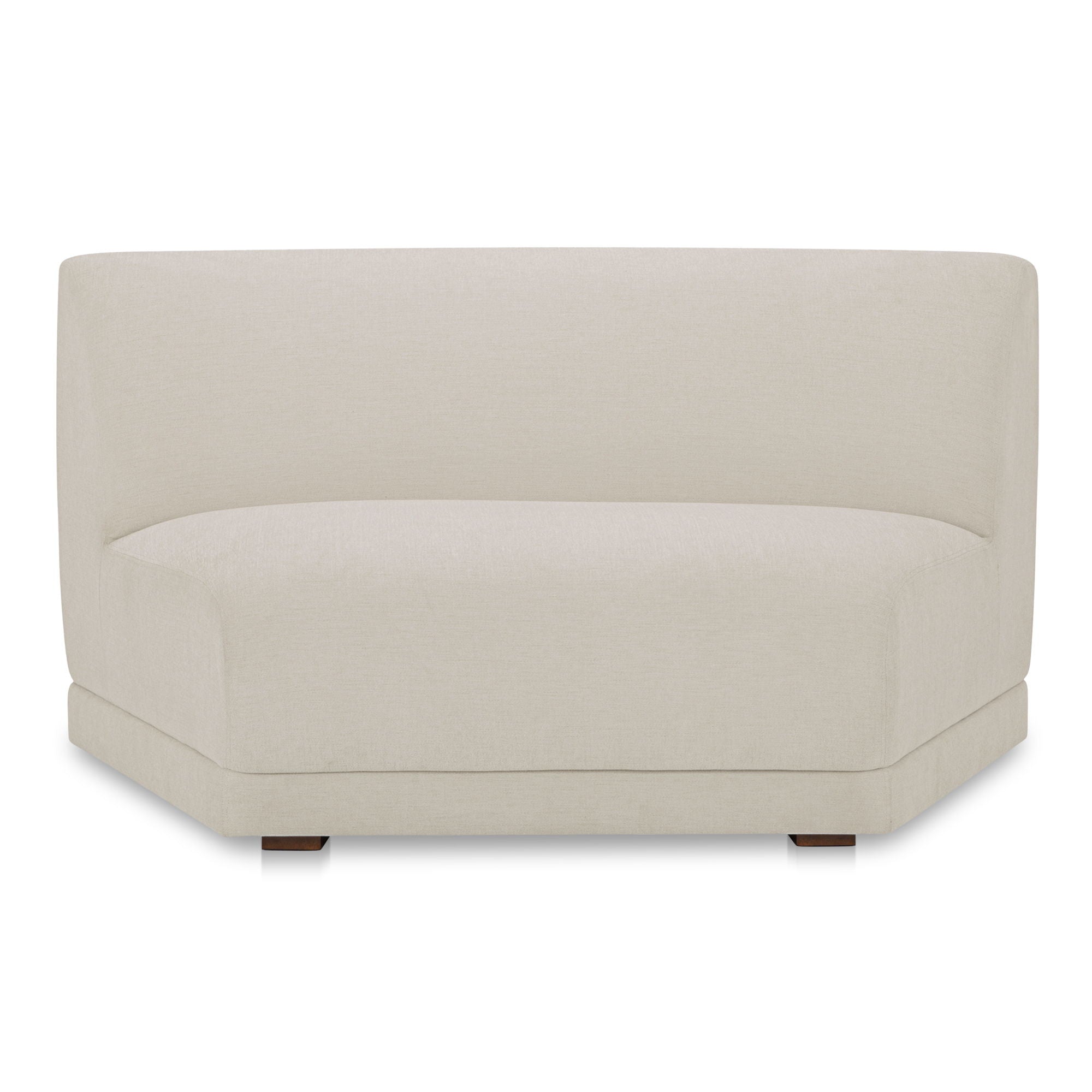 Fraser - Wedge Slipper Chair - Off White