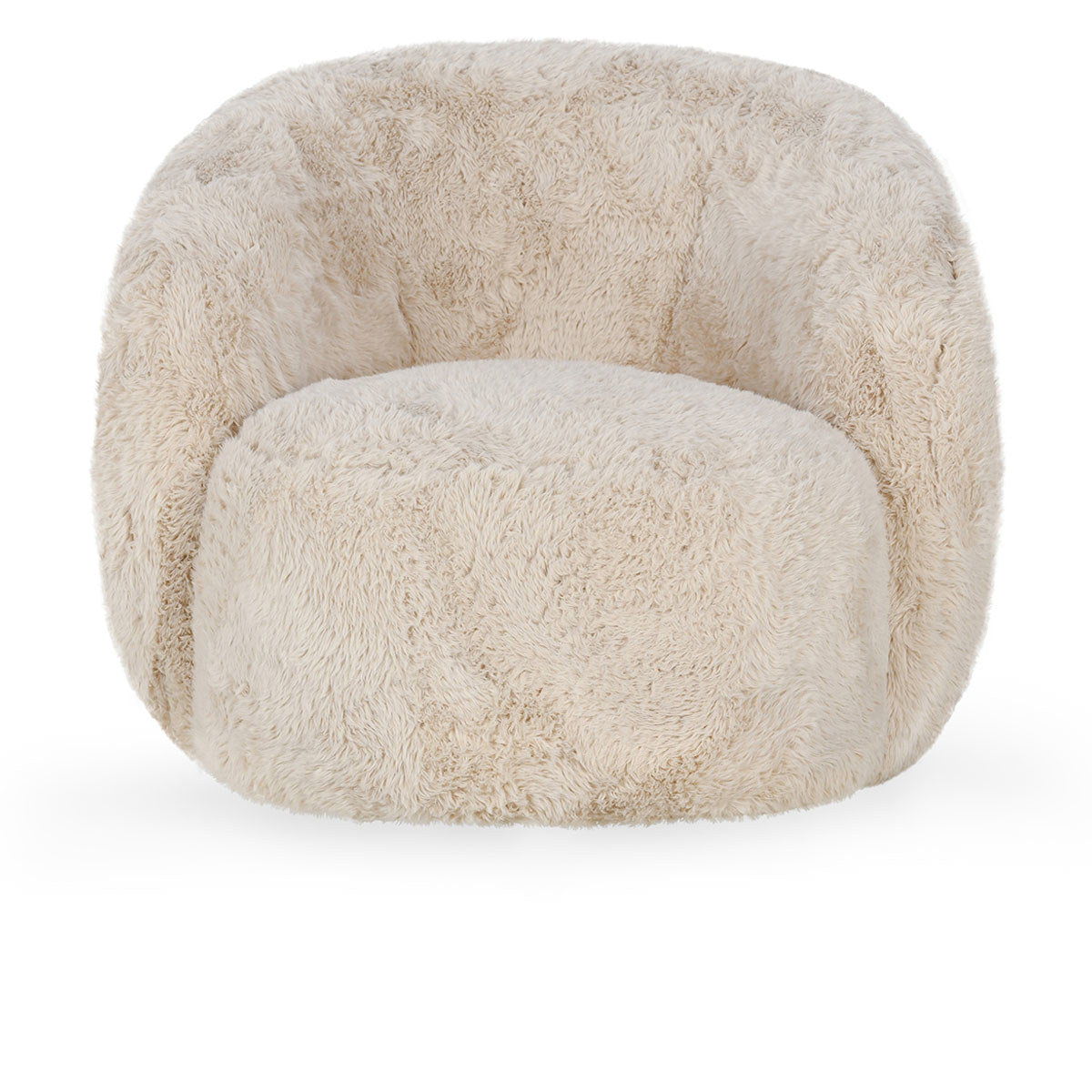 Adley - Plush Swivel Accent Chair - Sand