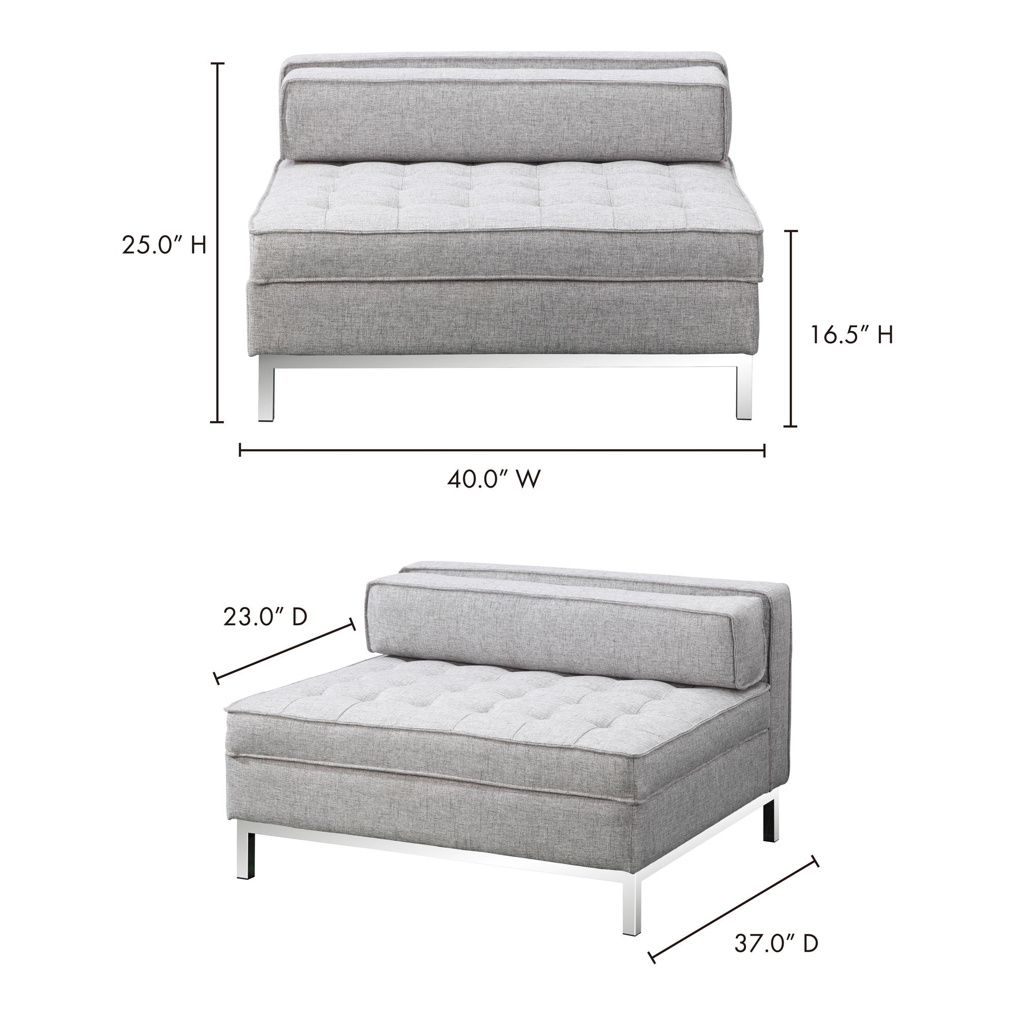 Covella - Storage Ottoman - Gray