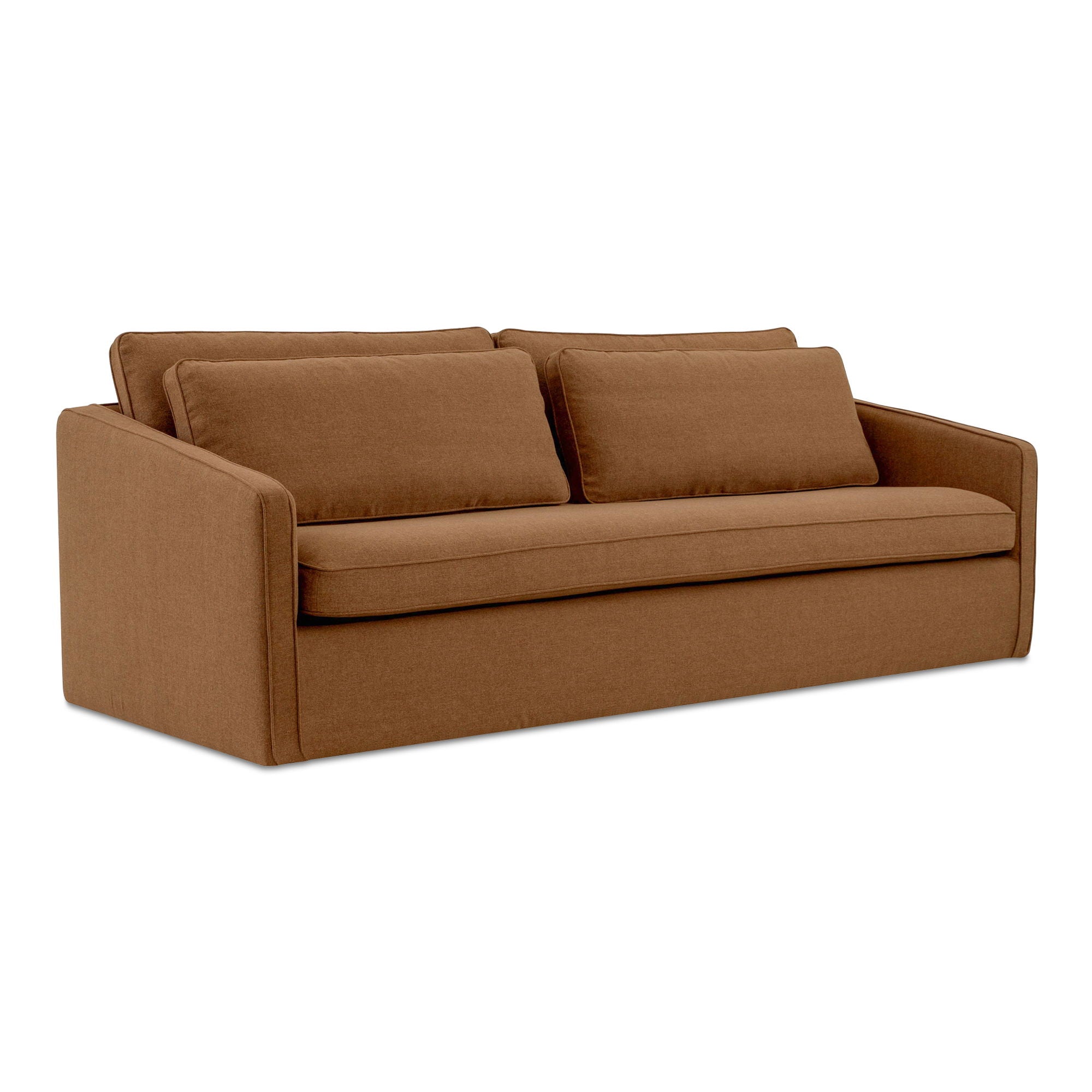 Phoebe - Stationary Sofa - Orange