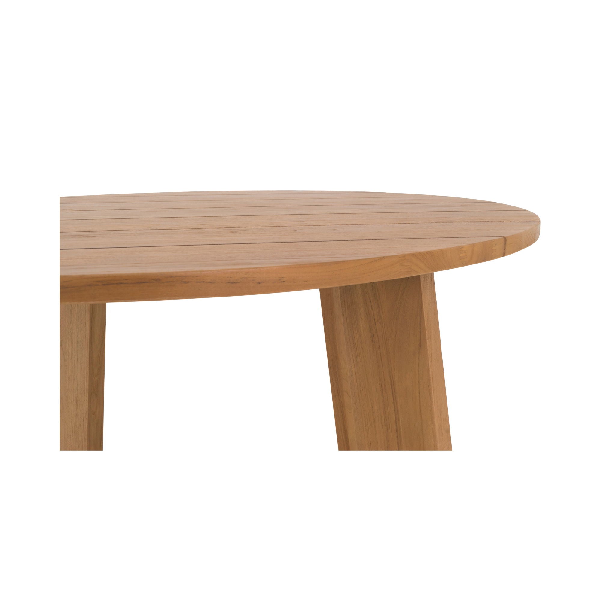 Delta - Round Outdoor Dining Table - Natural