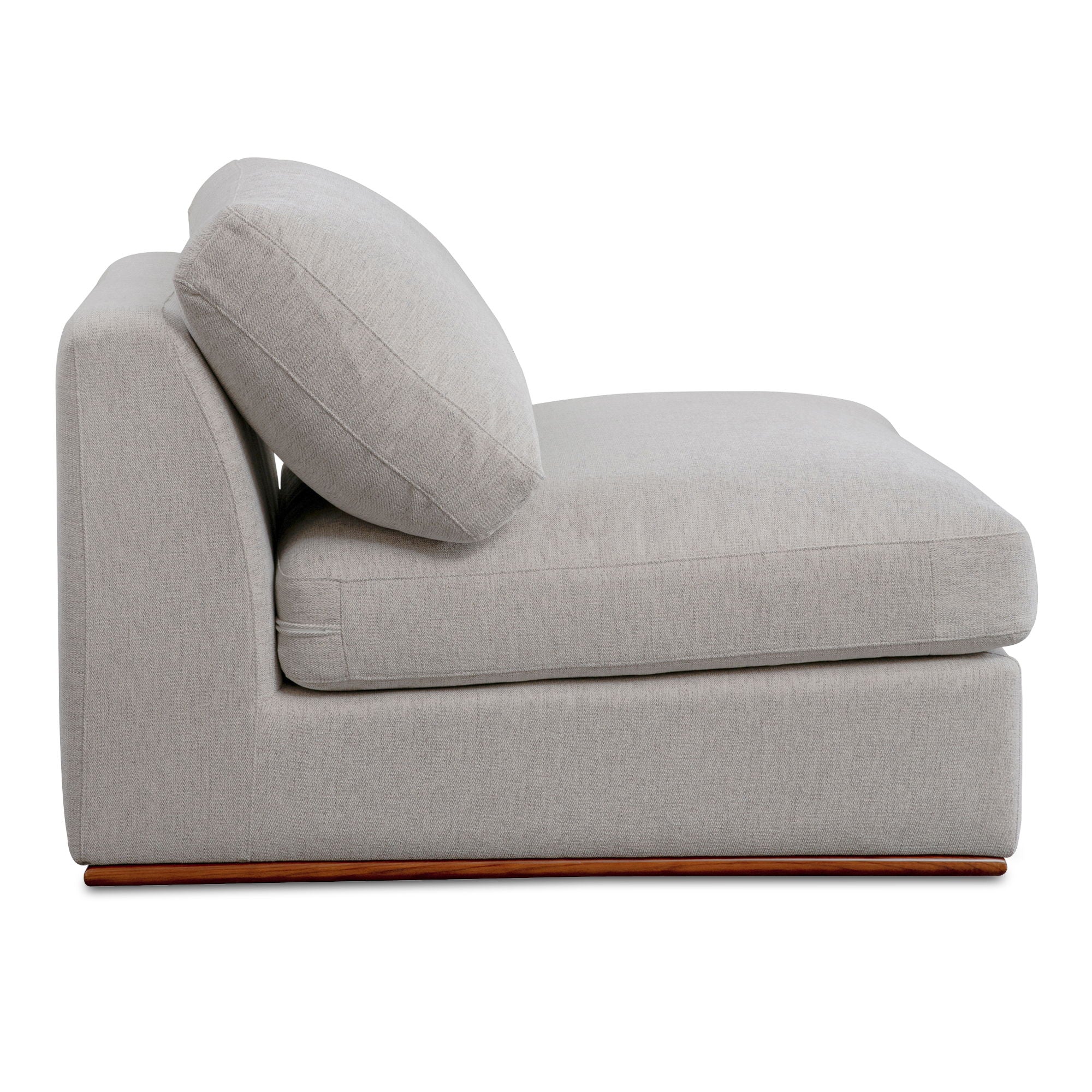 Rue - Slipper Chair - Flecked Gray