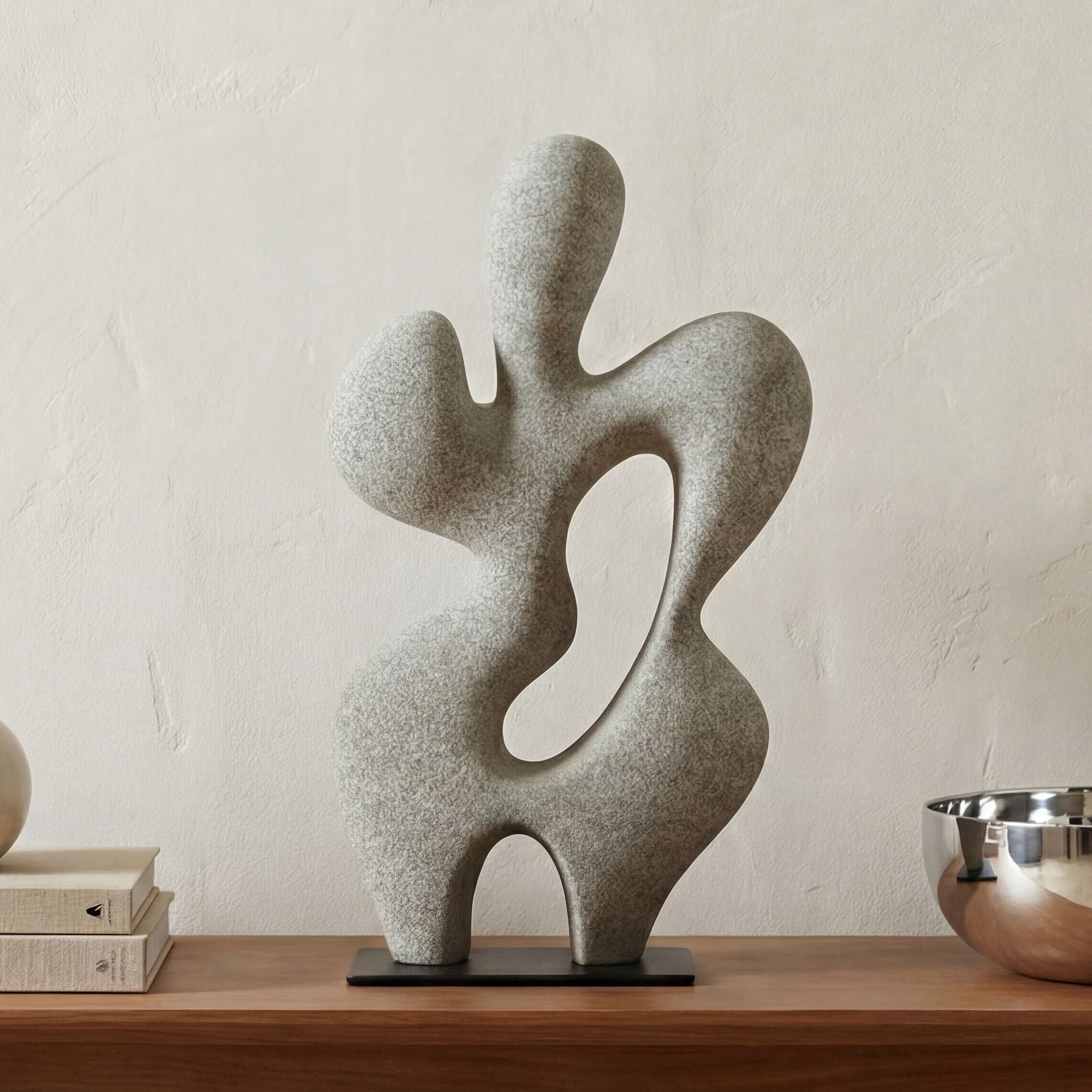 Romy - Sculpture - Charcoal
